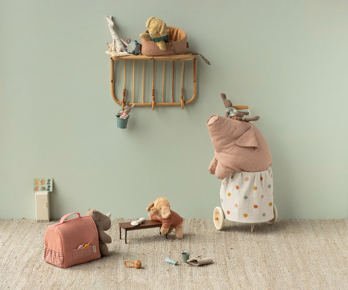 Maileg - Puppy Accessoire, Klein, Gebreide Trui - Koraal