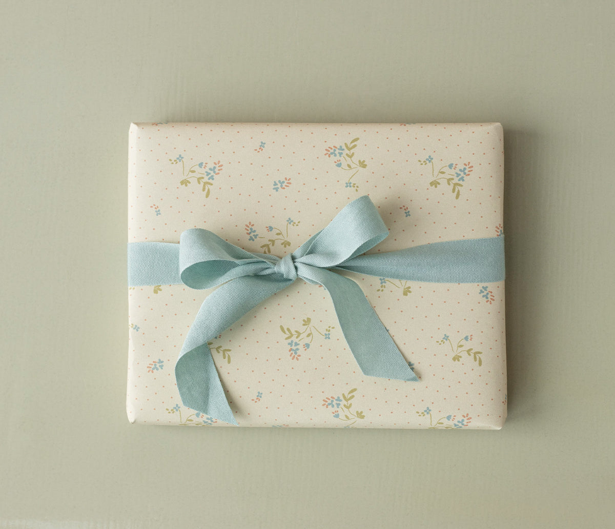 Maileg - Cadeaupapier, 10 m - Bae - Blauw