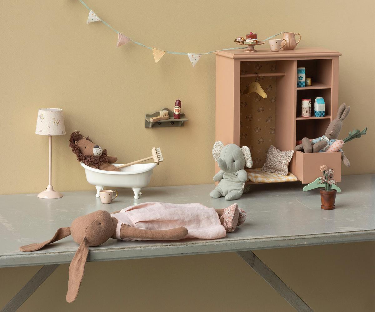 Maileg - Bunny, Maat 3 - Chocoladebruin - Jurk en Schoentjes
