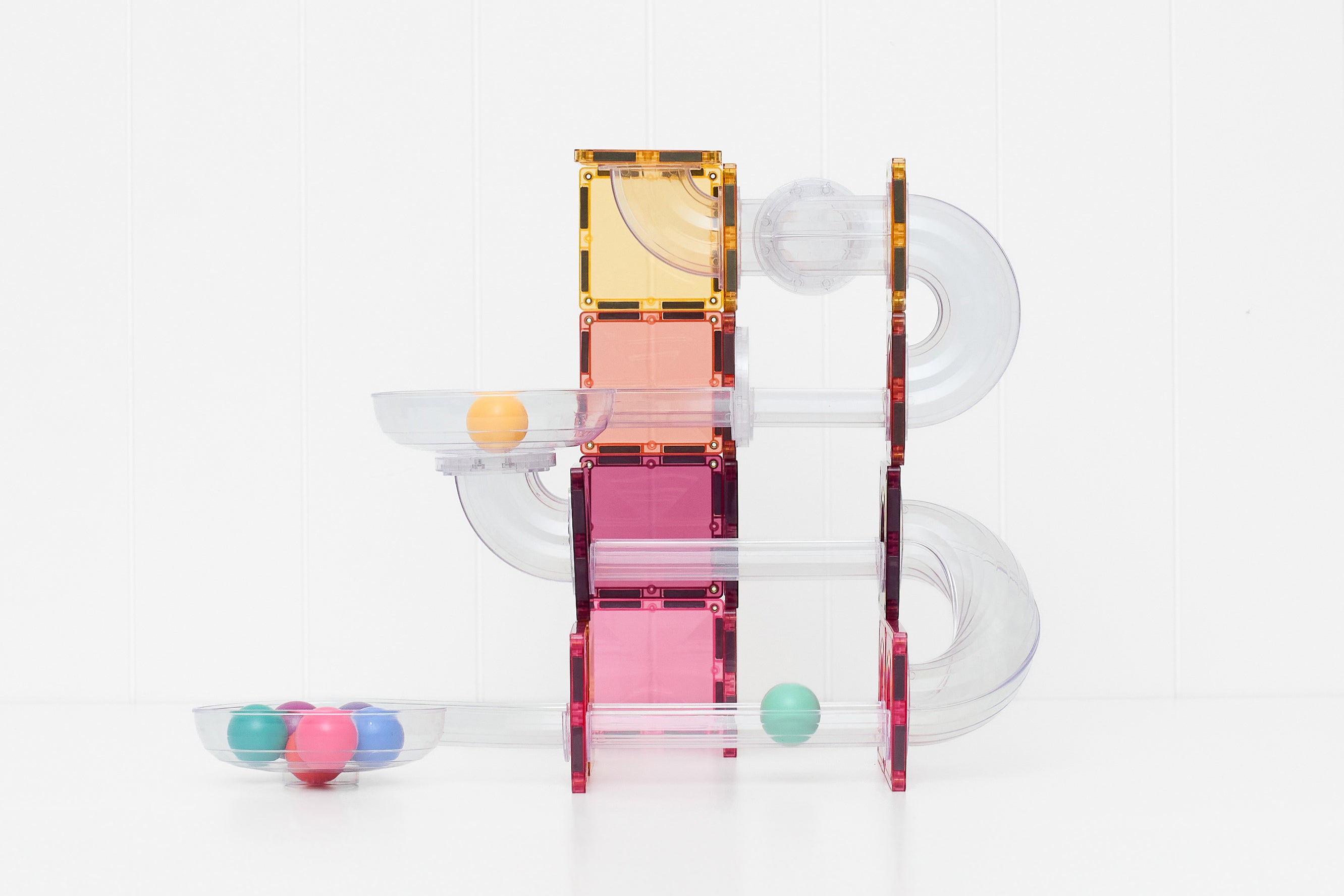 CONNETIX - Knikkerbaan Pastel set 114 stuks