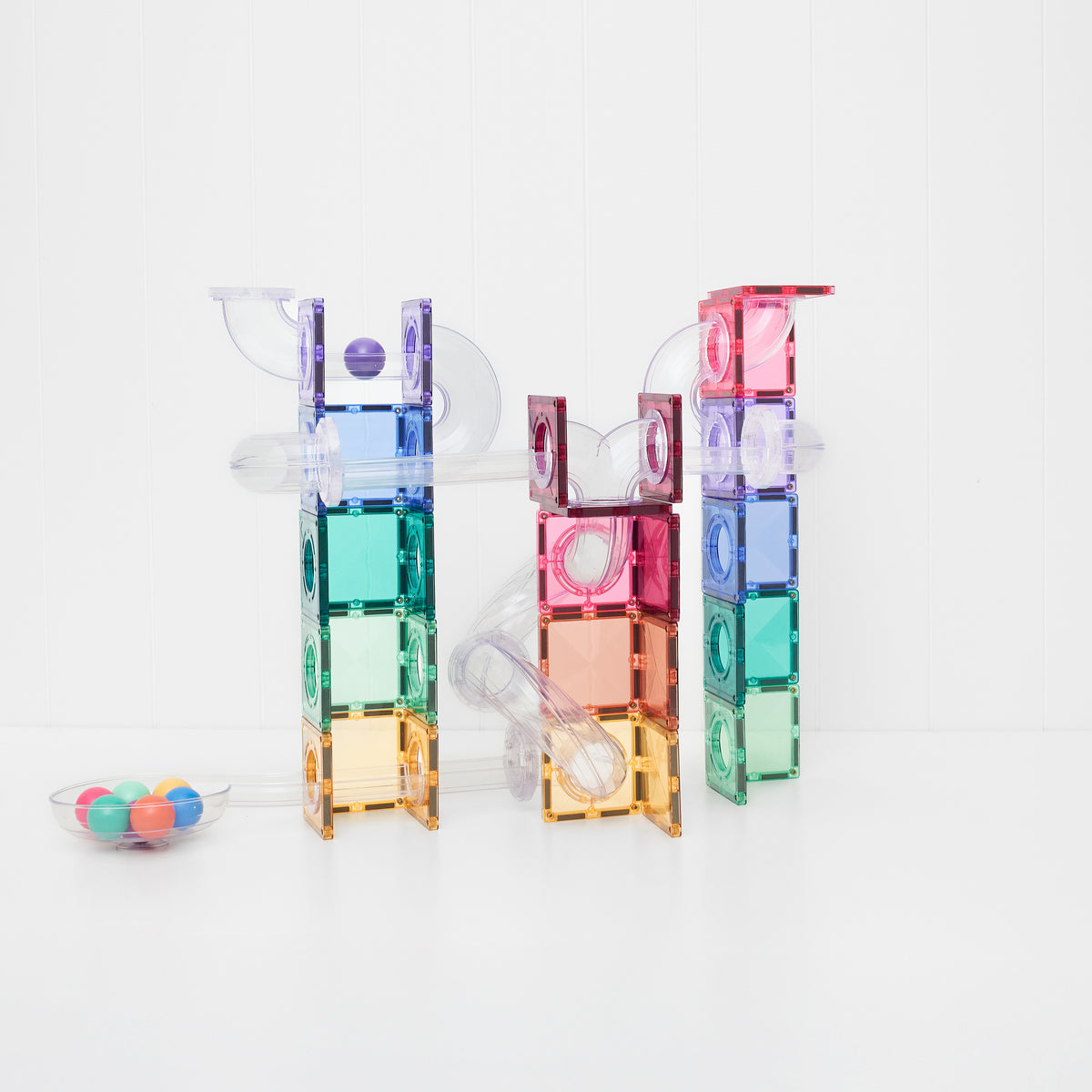 CONNETIX - Knikkerbaan Pastel set 114 stuks