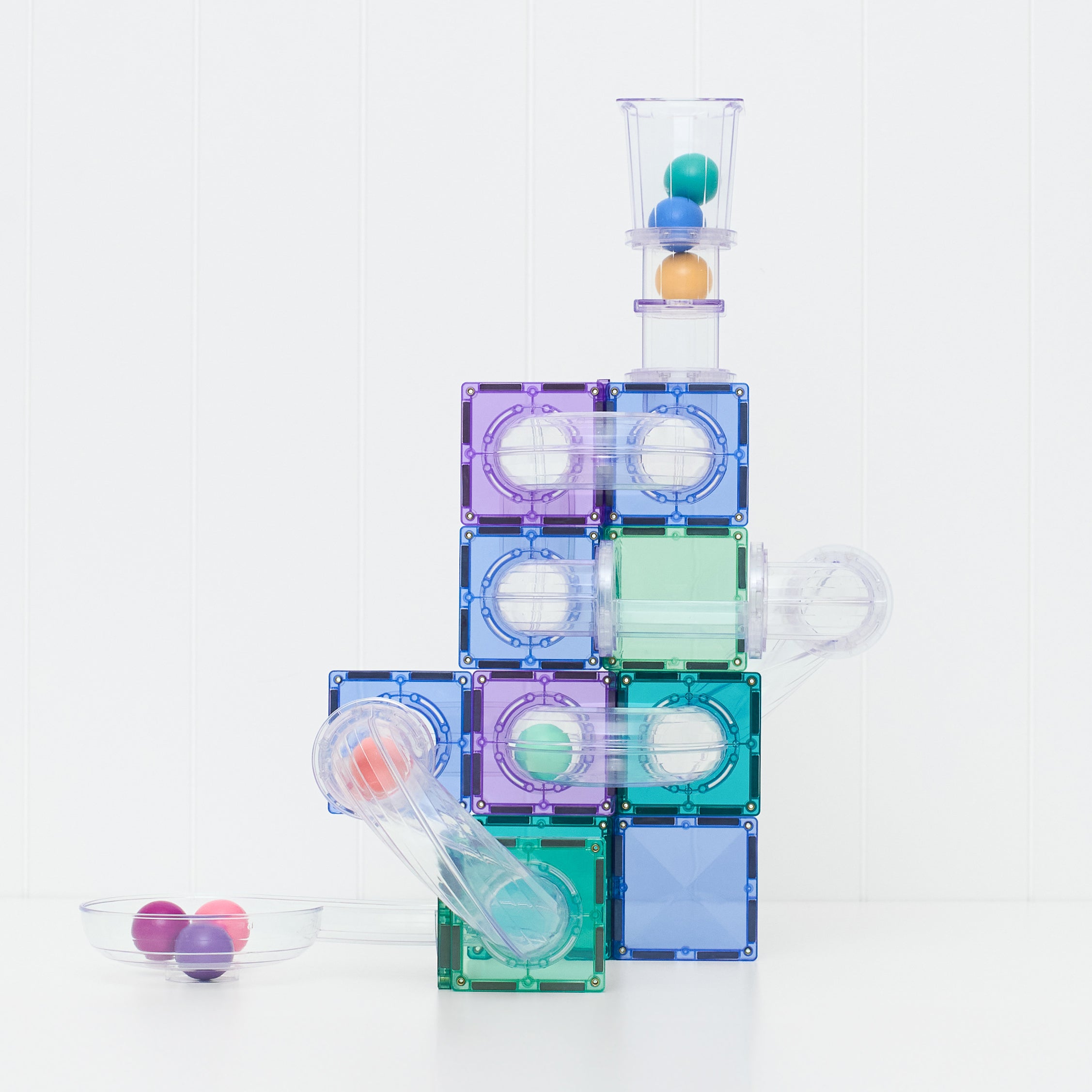 CONNETIX - Knikkerbaan Pastel set 114 stuks