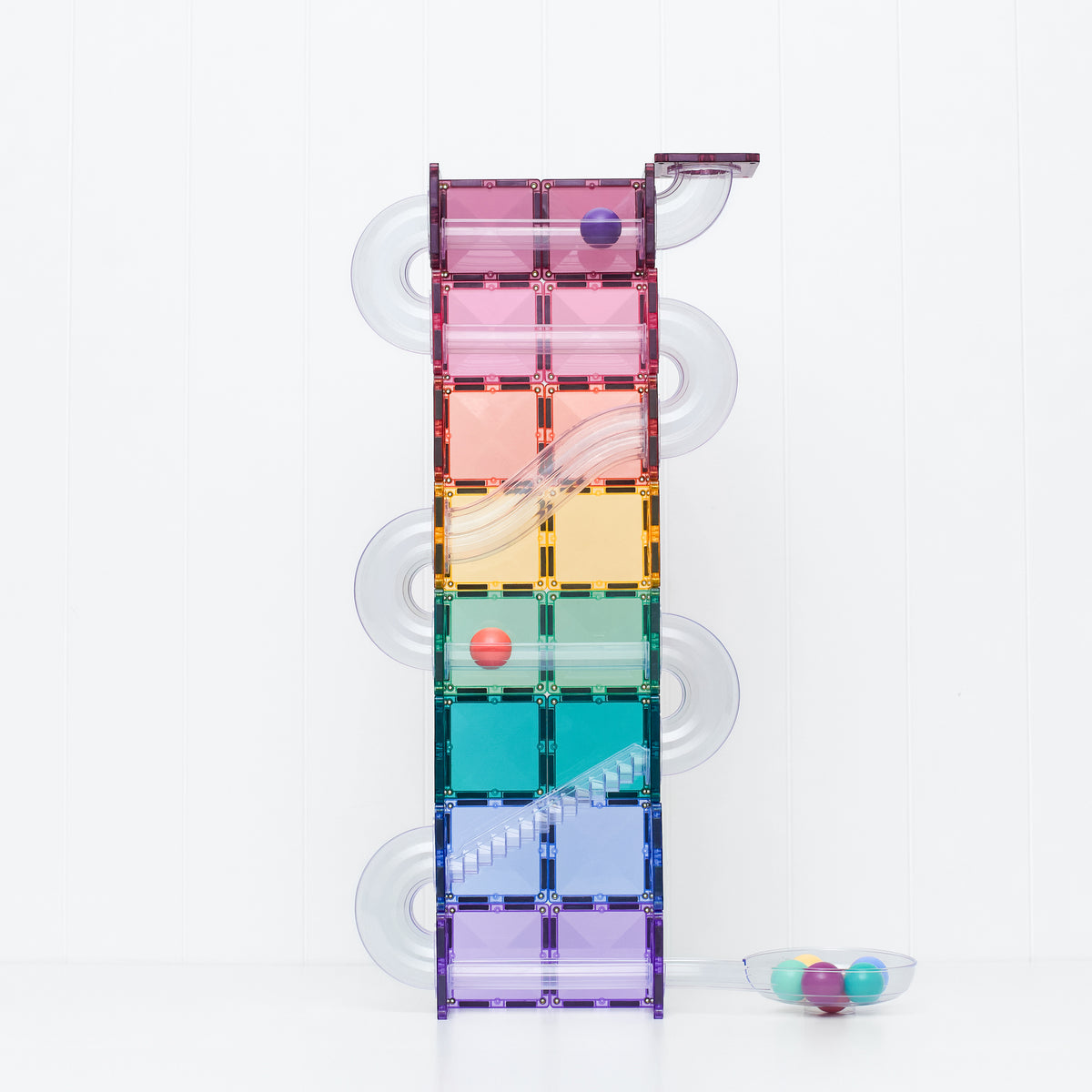 CONNETIX - Knikkerbaan Pastel set 114 stuks