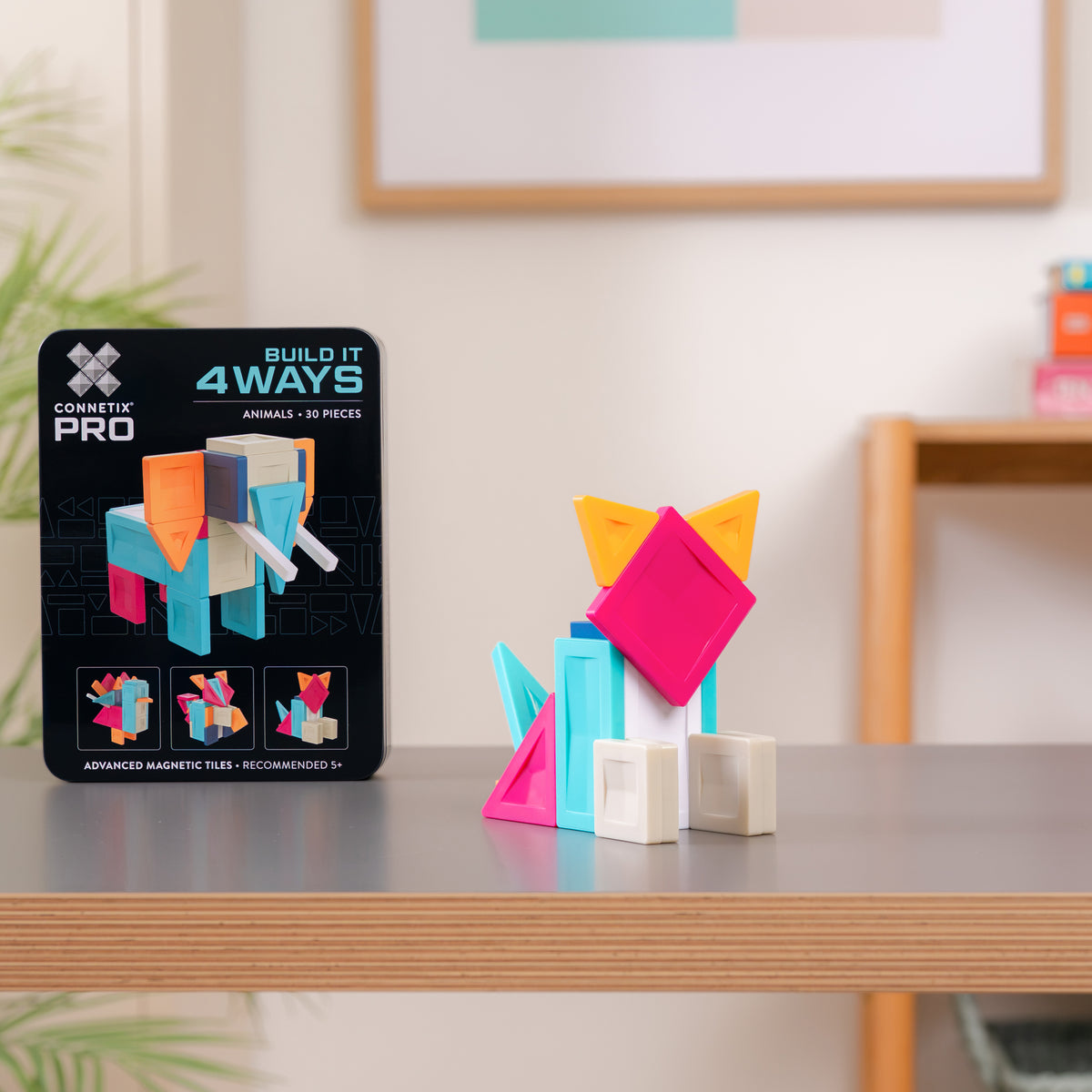 Connetix - PRO Bouw Het Op 4 Manieren Dieren set 30 stuks