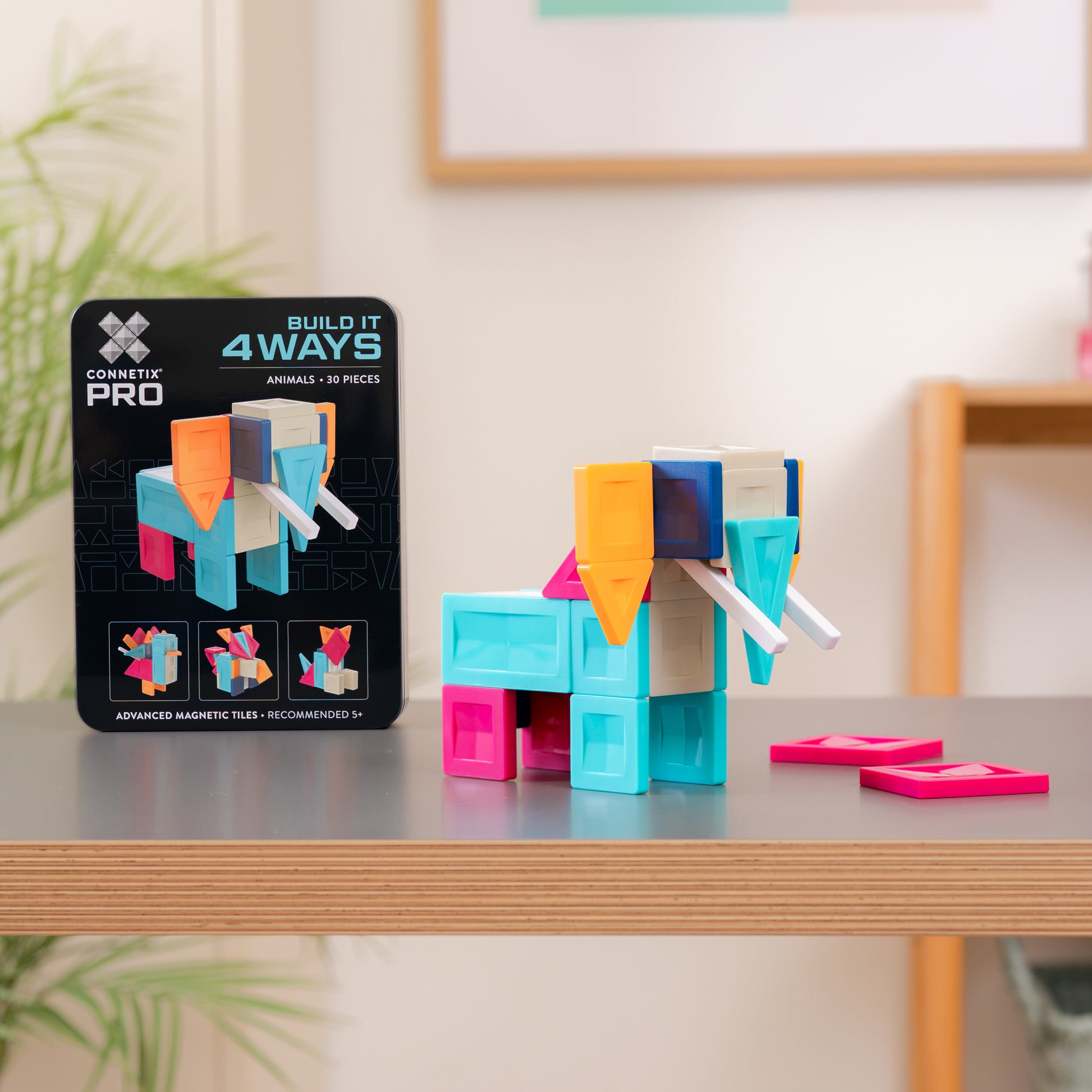 Connetix - PRO Bouw Het Op 4 Manieren Dieren set 30 stuks