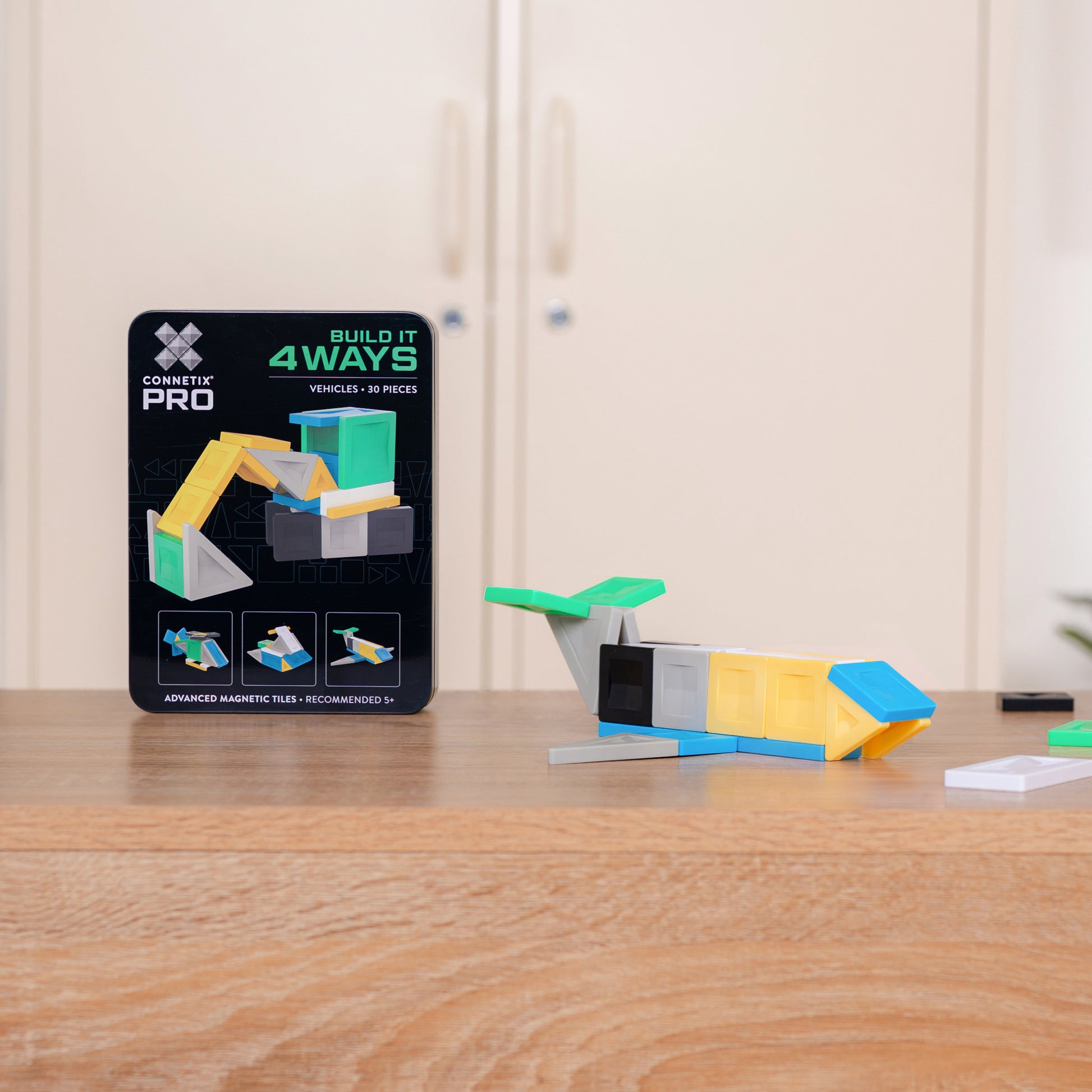 Connetix - PRO Bouw Het Op 4 Manieren Voertuigen set 30 stuks
