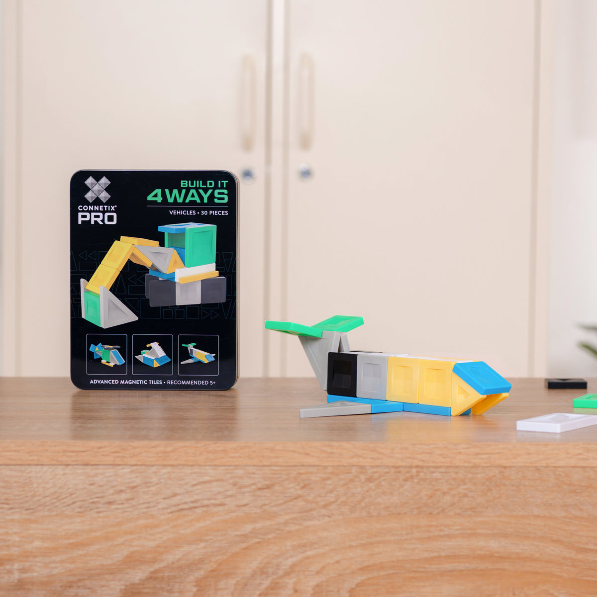 Connetix - PRO Bouw Het Op 4 Manieren Voertuigen set 30 stuks
