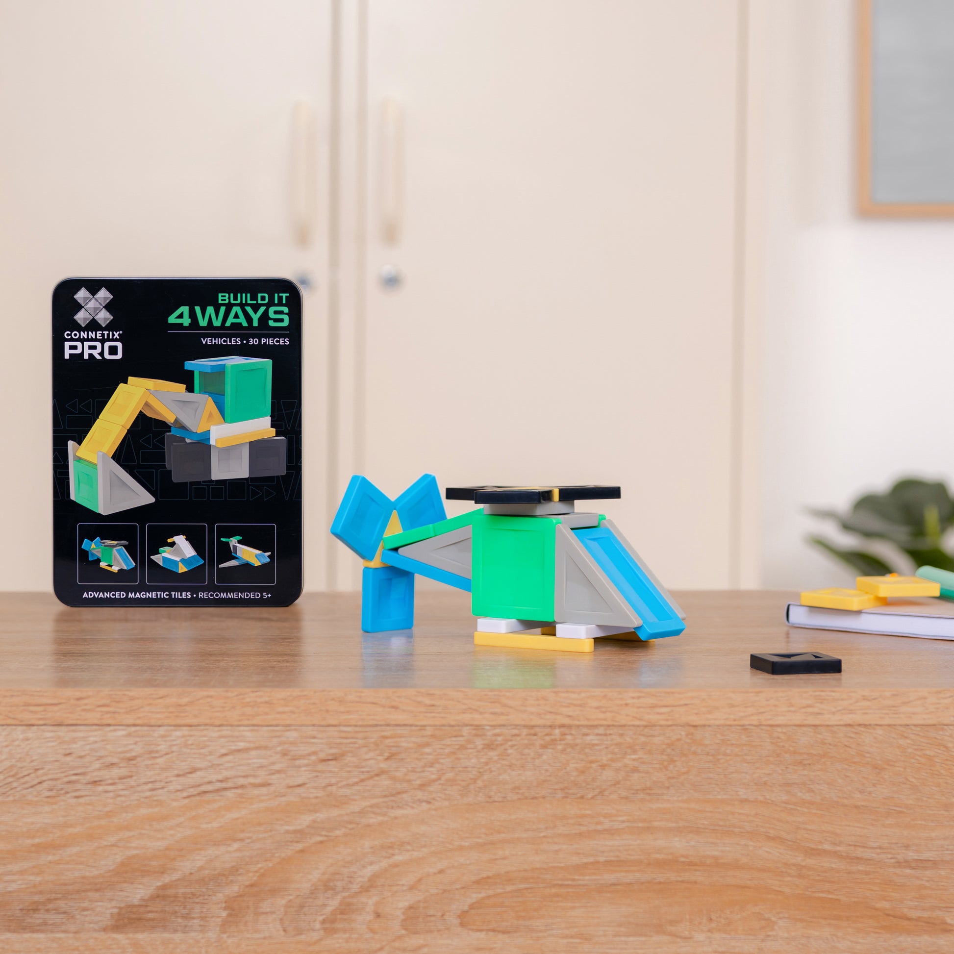 Connetix - PRO Bouw Het Op 4 Manieren Voertuigen set 30 stuks
