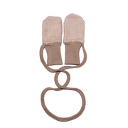 Cosilana Babywantjes Wolfleece Lattemacciato Gemêleerd