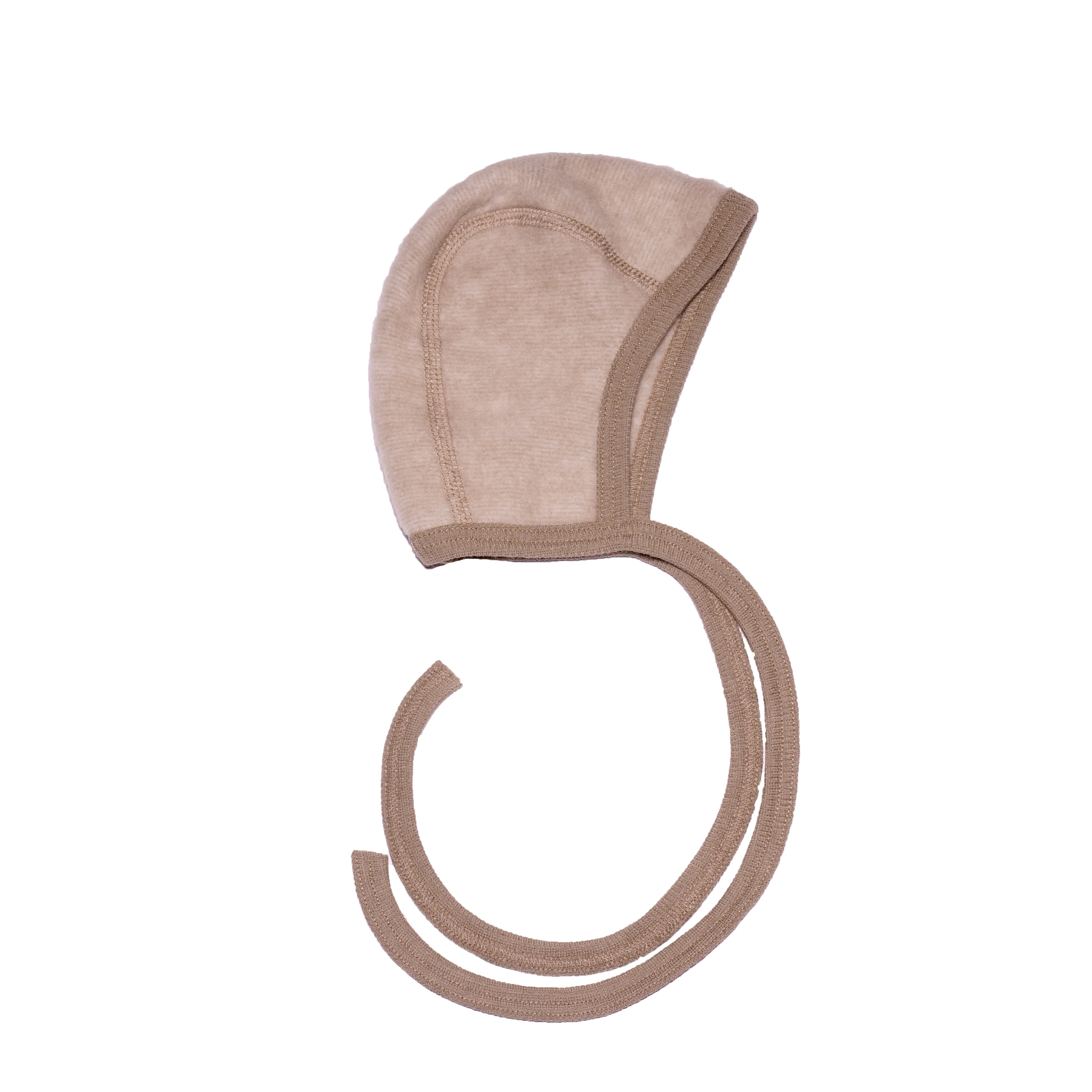 Cosilana Babymutsje Wolfleece Lattemacciato Gemêleerd