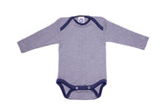 Cosilana Romper Wol/Zijde Marineblauw Gestreept