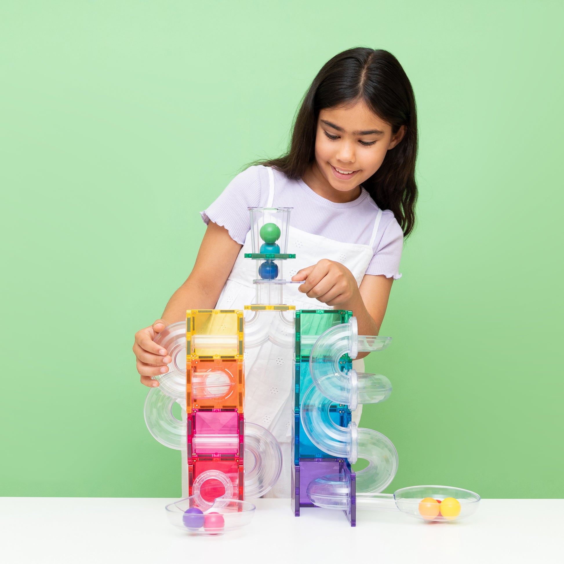 CONNETIX - Knikkerbaan Bright set 114 stuks