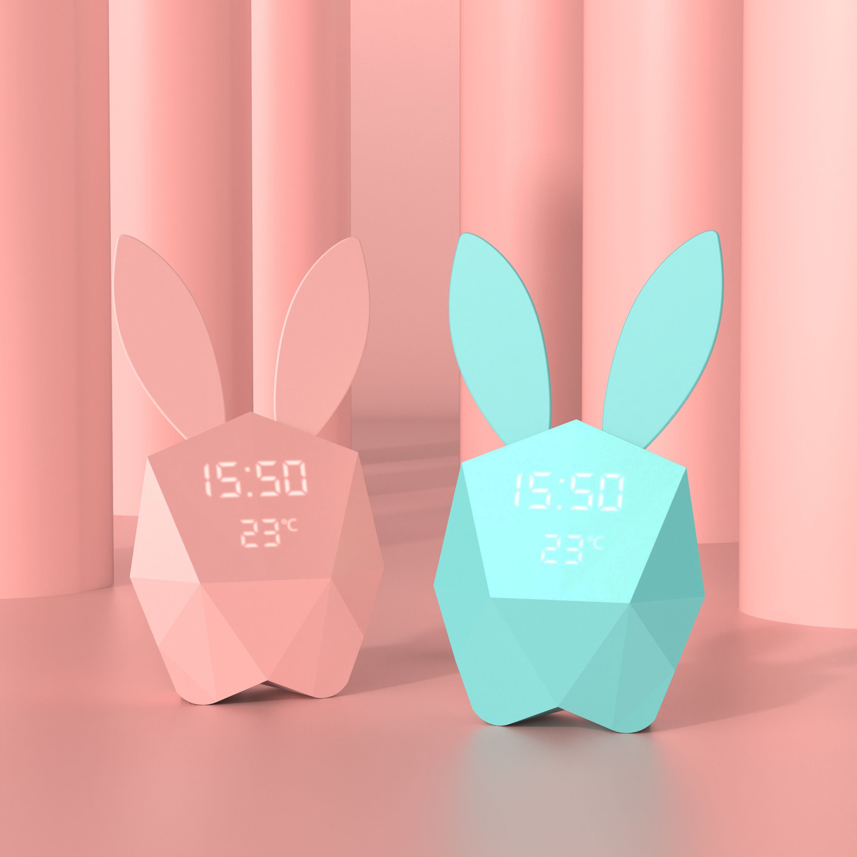 MOB - Cutie Clock wekker met app - Turquoise