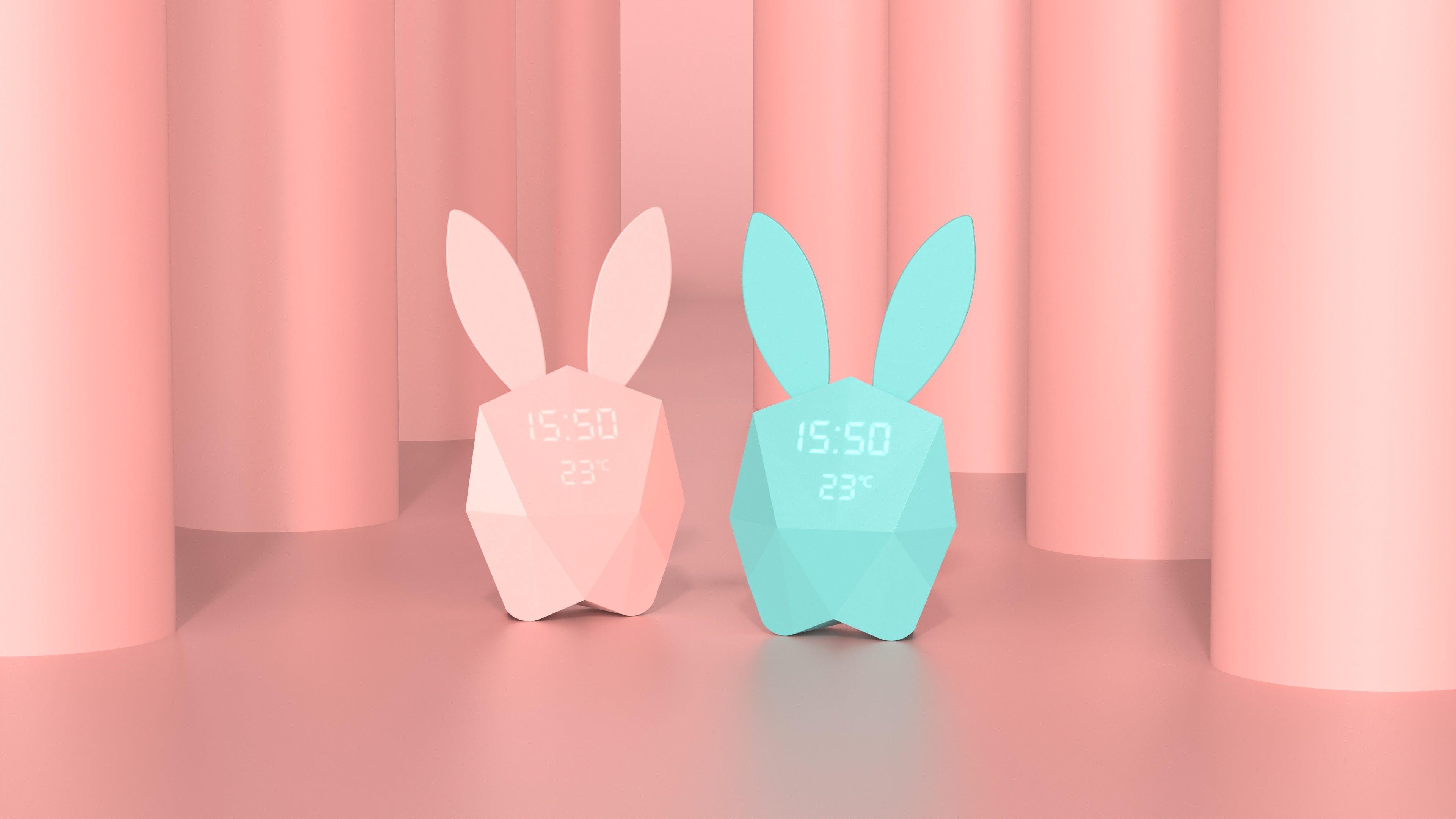 MOB - Cutie Clock wekker met app - Turquoise