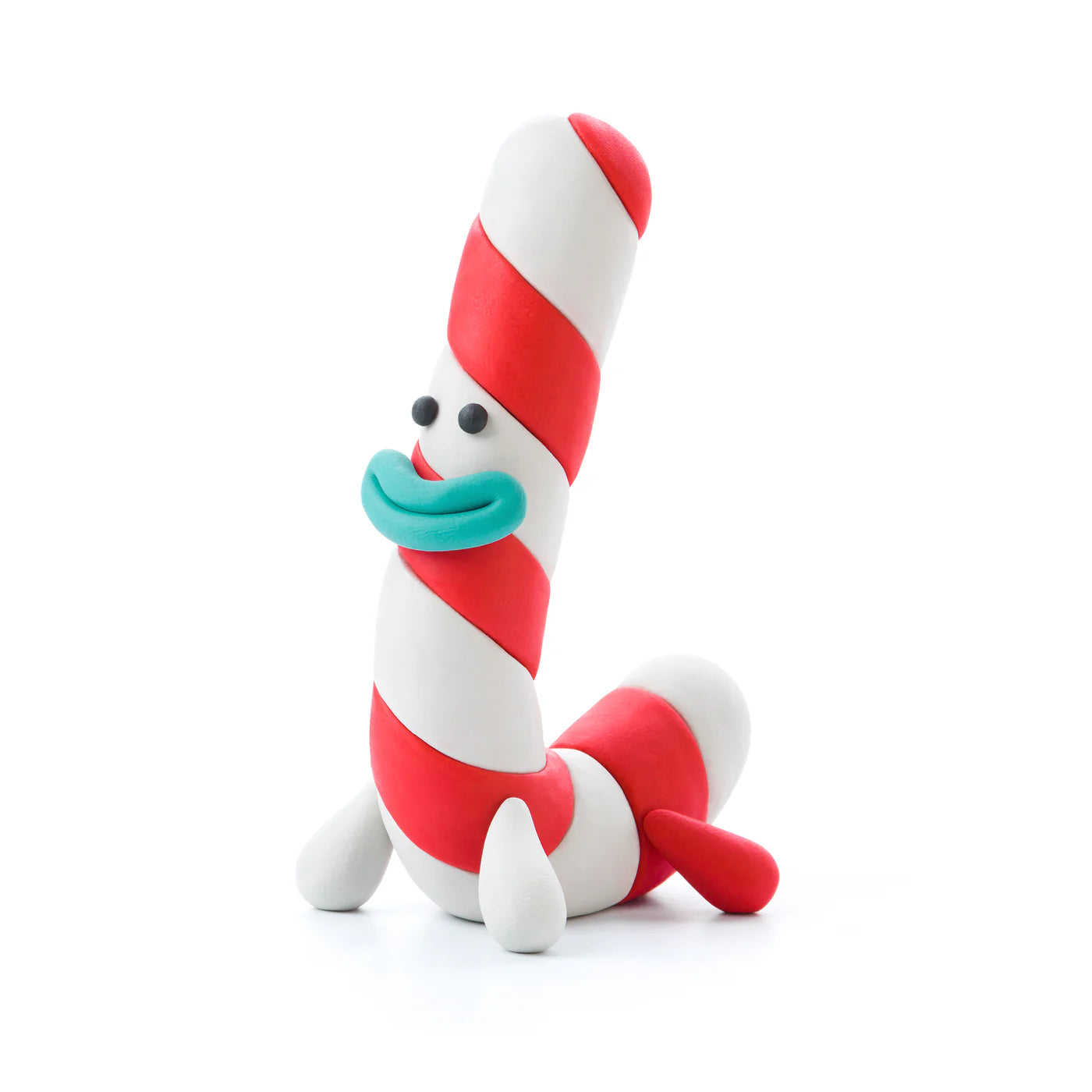Hey Clay - Candy Cane kersthanger - 5 cans