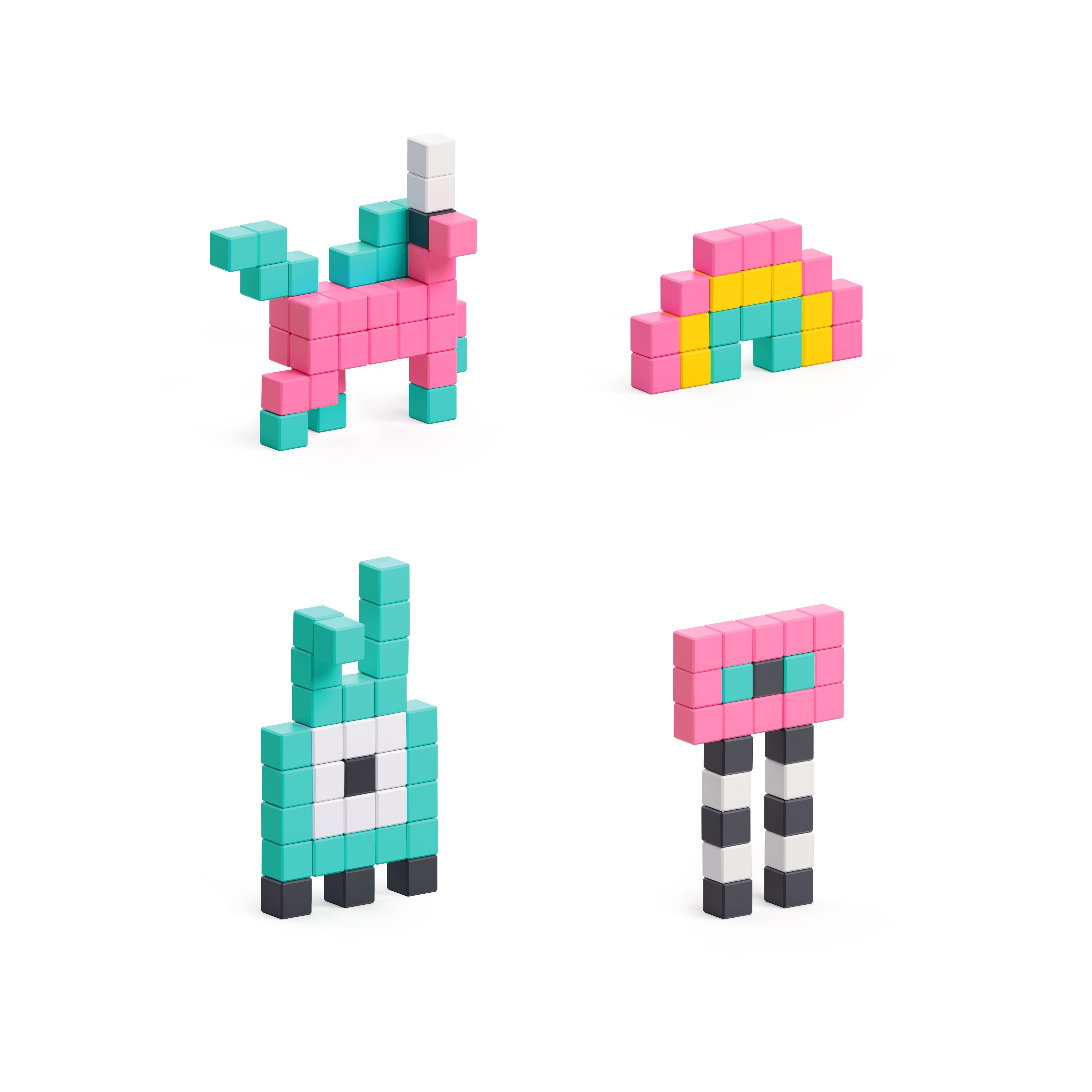 Pixio - Design serie - 200 magneetblokjes