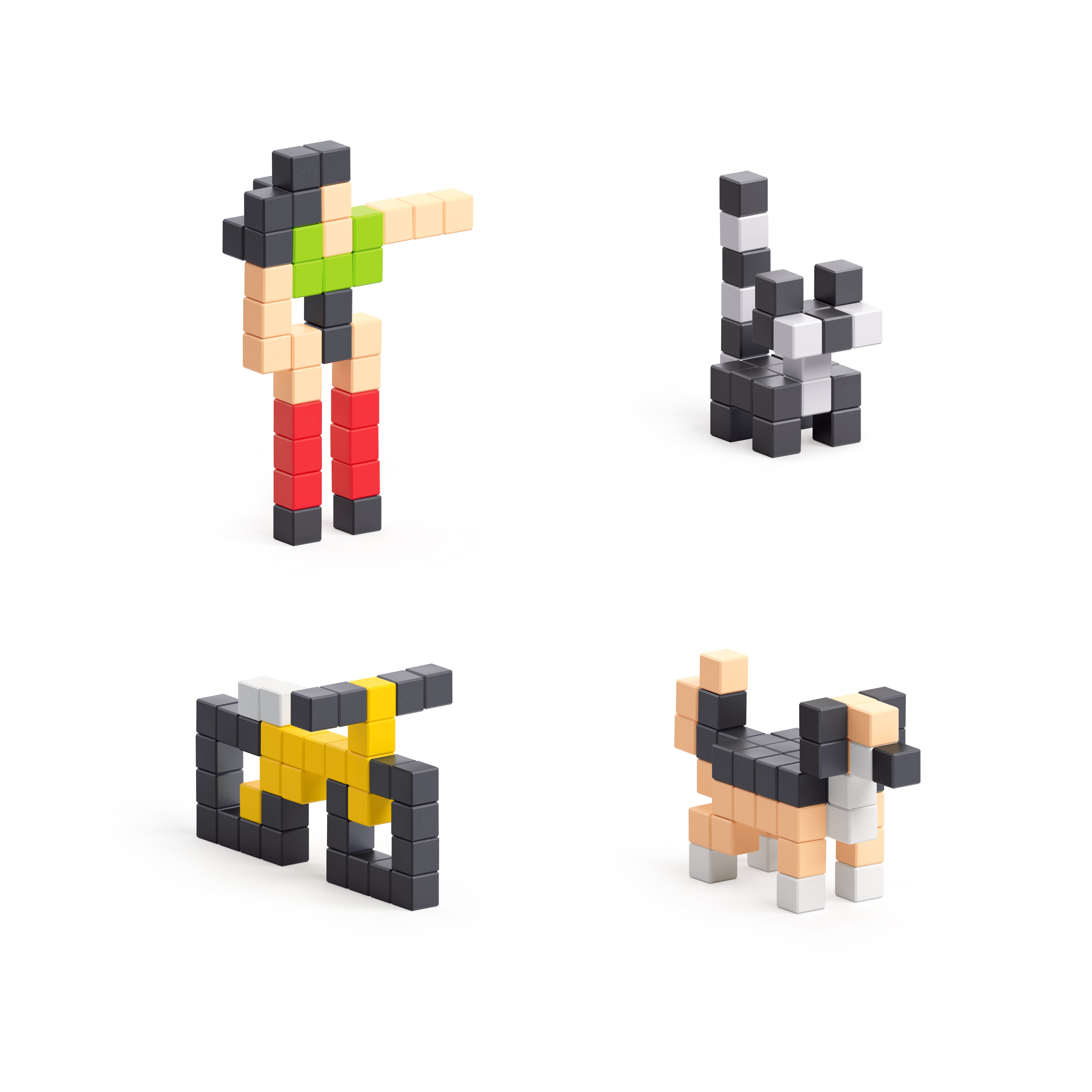 Pixio - Design serie - 200 magneetblokjes