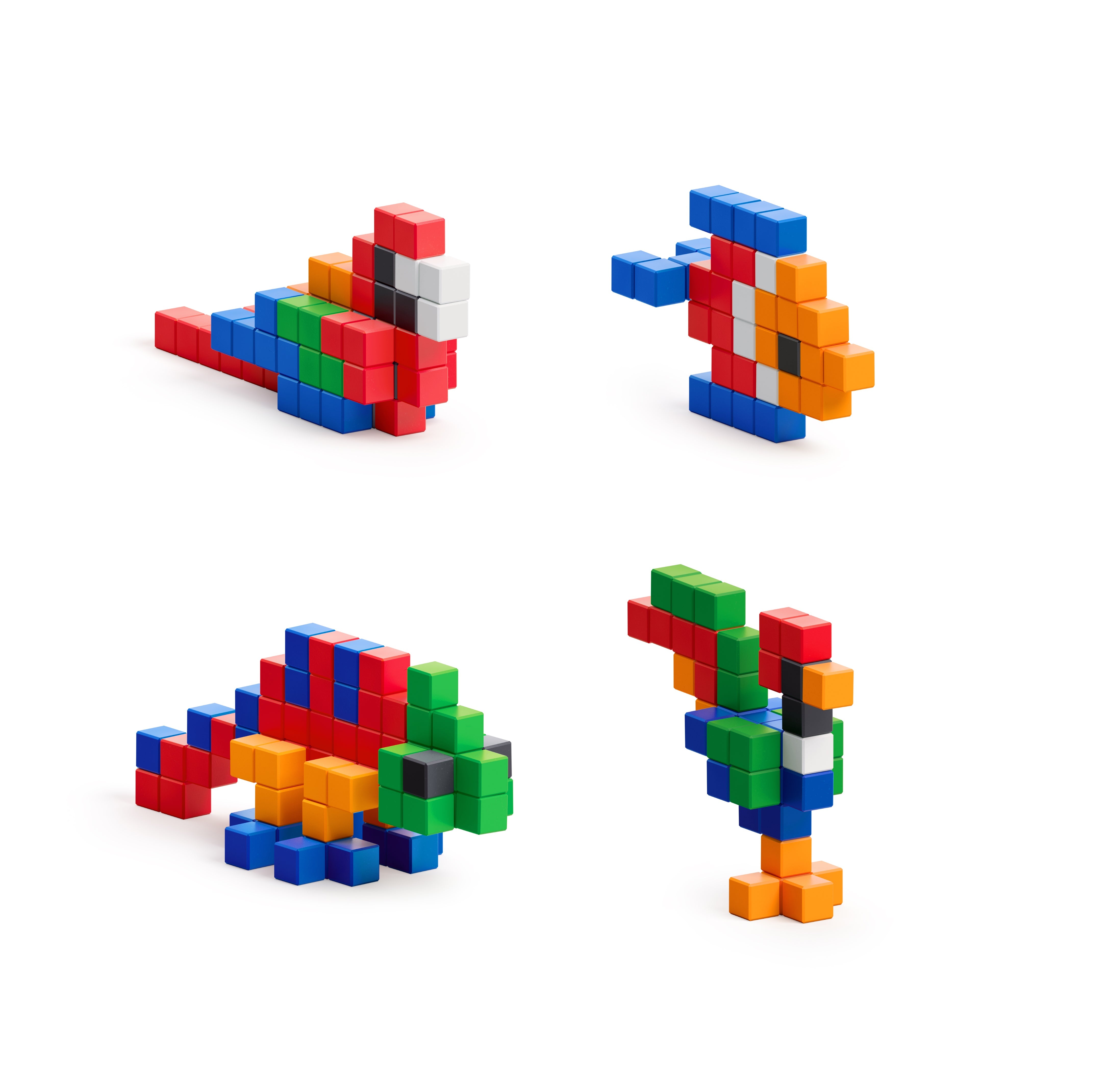 Pixio - Story serie Bright Animals - 90 magneetblokjes