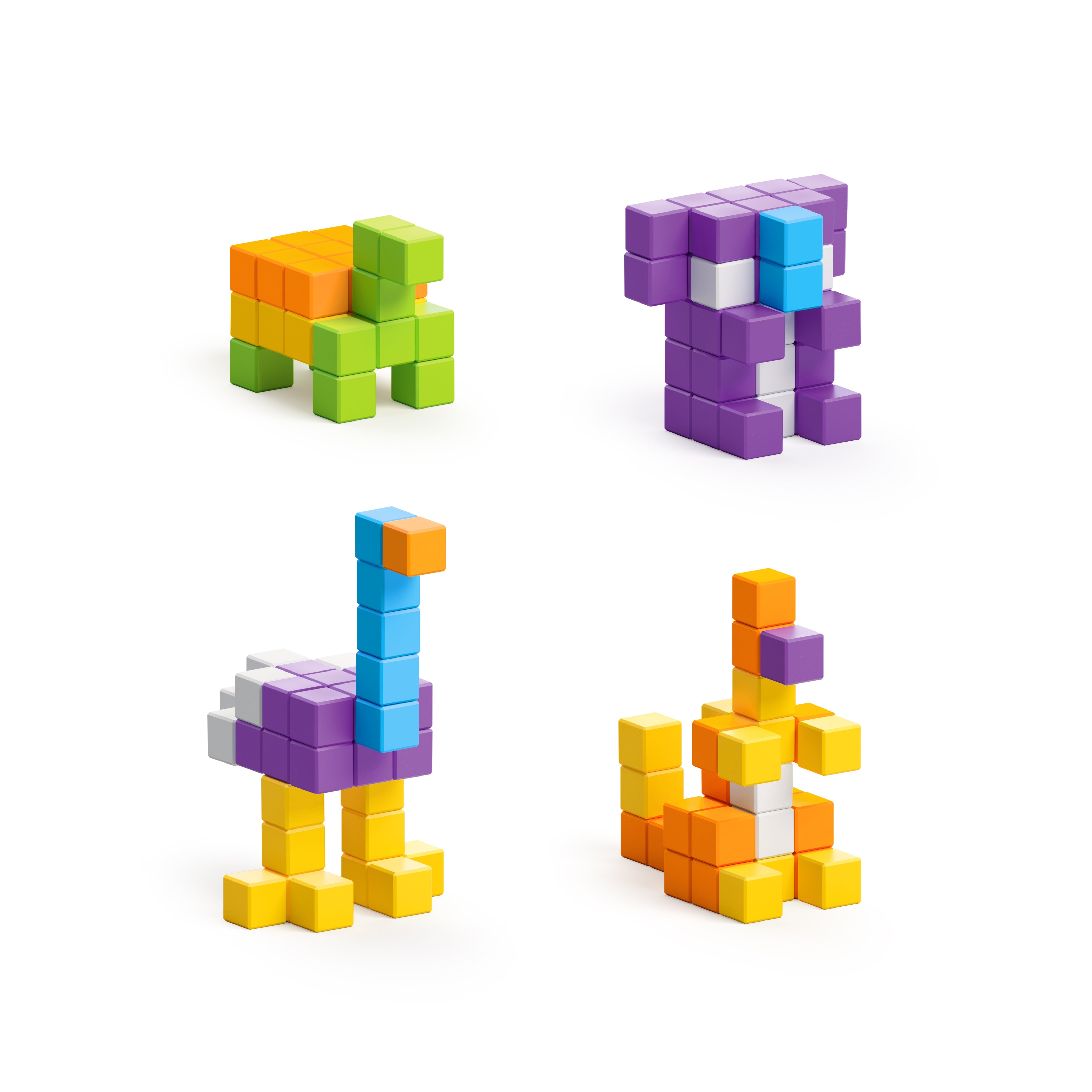 Pixio - Story Mini Safari - 137 magneetblokjes