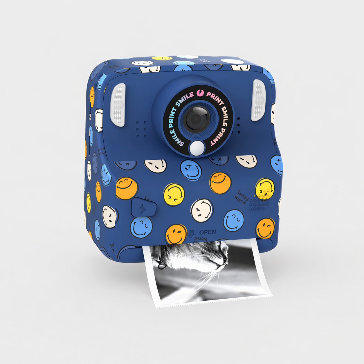 MOB x SmileyWorld - PixiPrint printcamera - Blauw