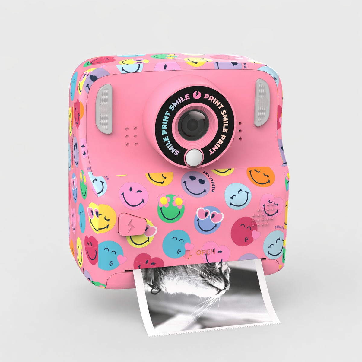 MOB x SmileyWorld - PixiPrint printcamera - Roze