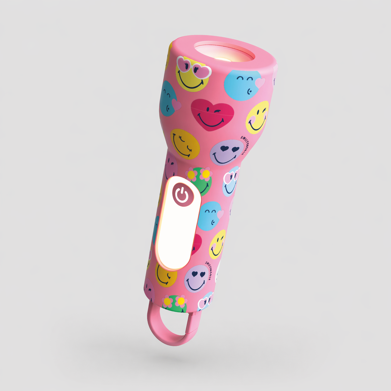 MOB x SmileyWorld - Glowy zaklamp nachtlampje - Roze