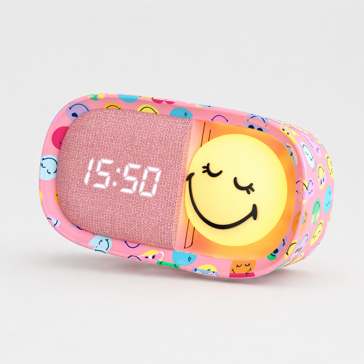 MOB x SmileyWorld - Dreamy wekker - Roze