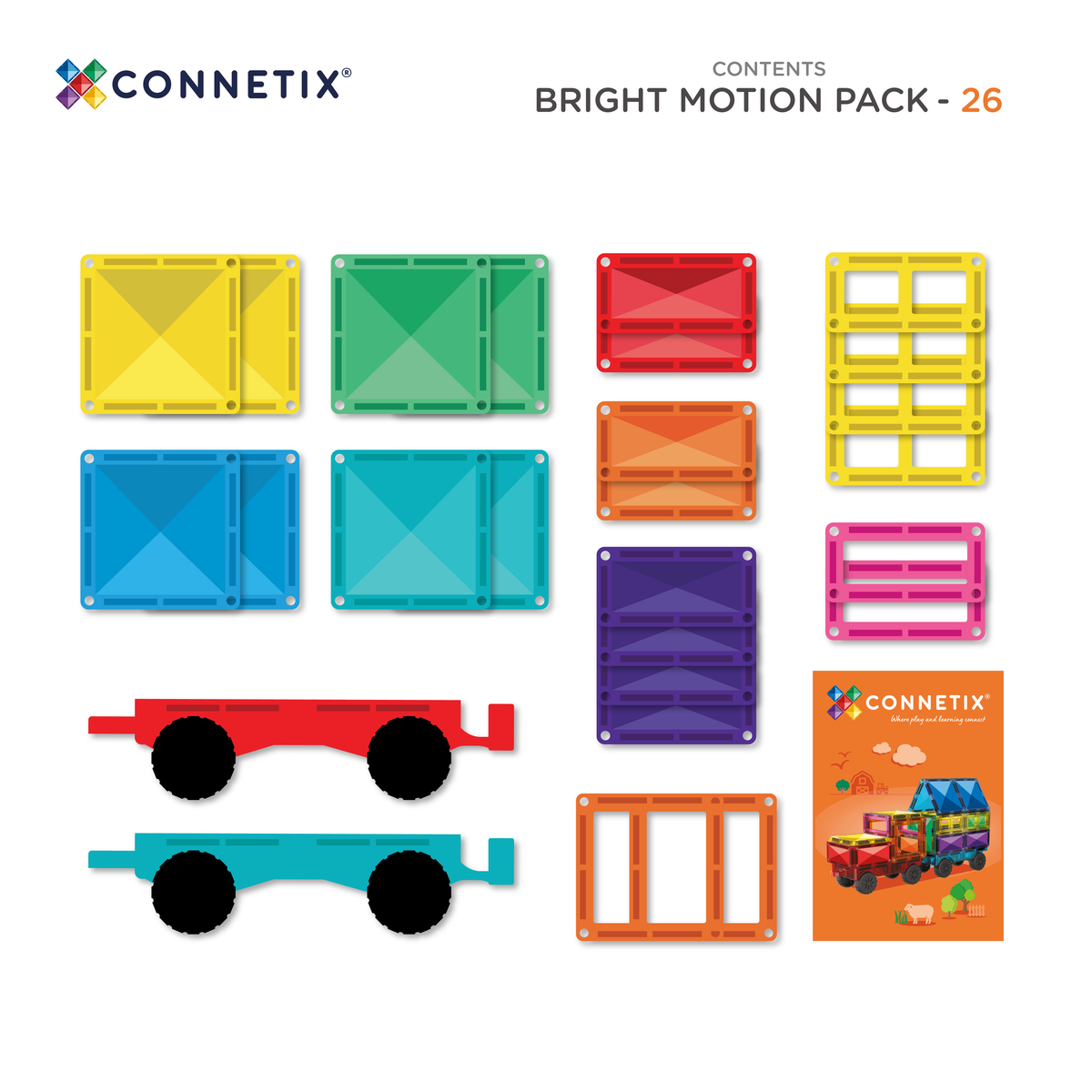CONNETIX - Pastel Beweging set 26 stuks