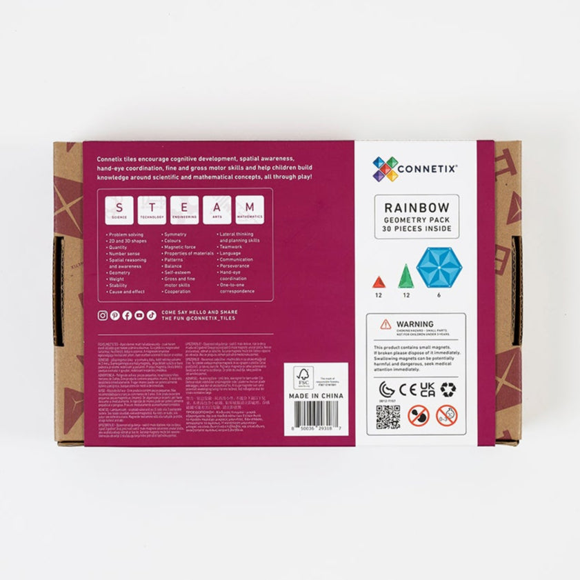 CONNETIX - 30delig Geometry Pack - magnetisch constructiespeelgoed