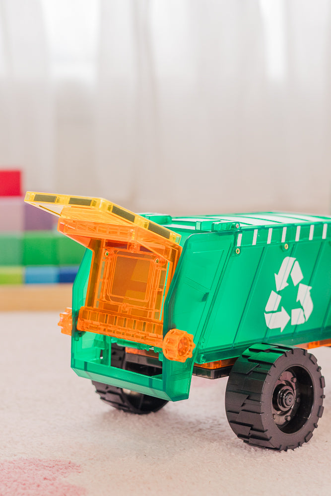TileTek magnetische mega vuilniswagen 14 stuks