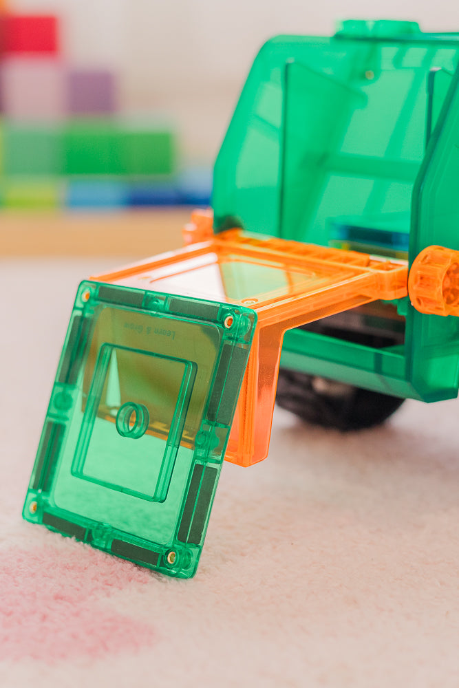TileTek magnetische mega vuilniswagen 14 stuks