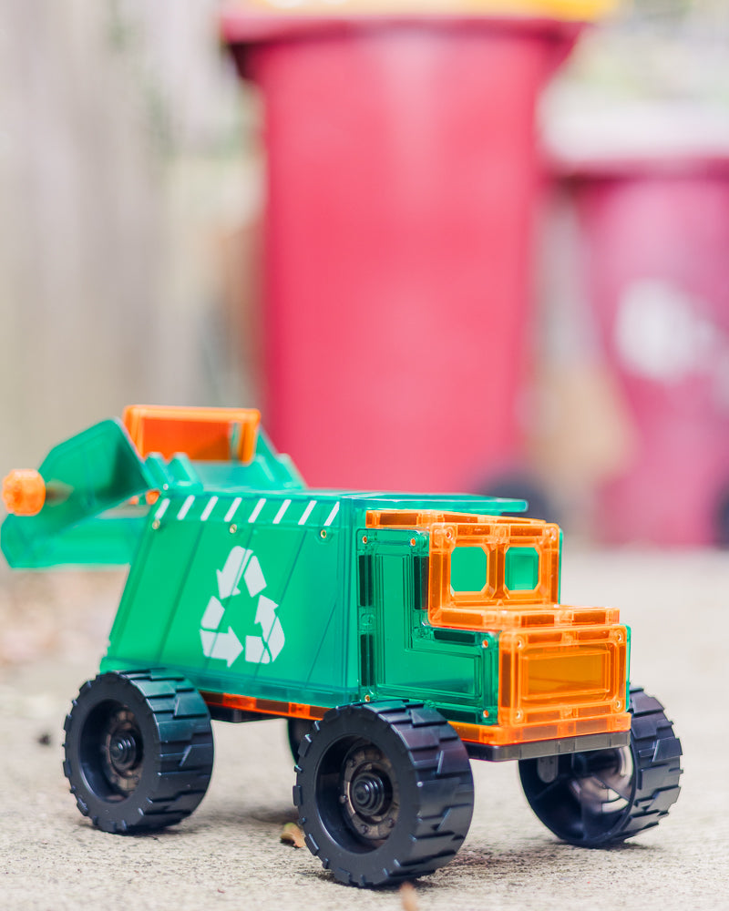 TileTek magnetische mega vuilniswagen 14 stuks