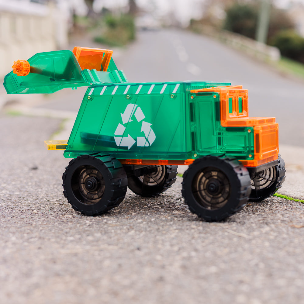 TileTek magnetische mega vuilniswagen 14 stuks