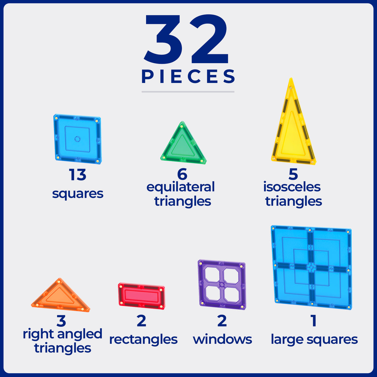 TileTek magnetische tegels starterset 32 stuks