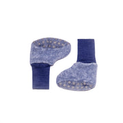 Cosilana Babyschoentjes Wolfleece Marineblauw Gemêleerd