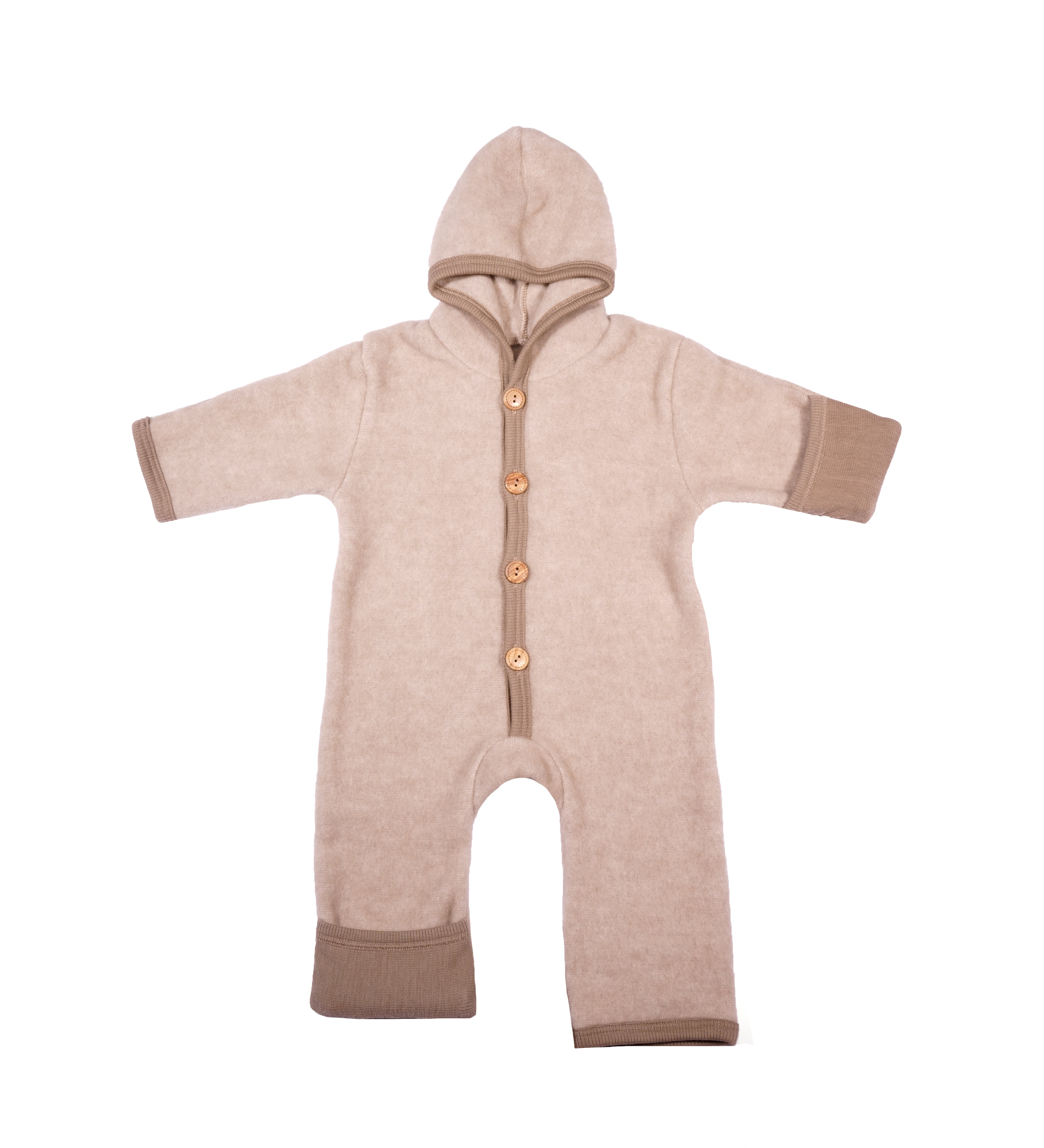 Cosilana Baby Overall Wolfleece Lattemacciato Gemêleerd