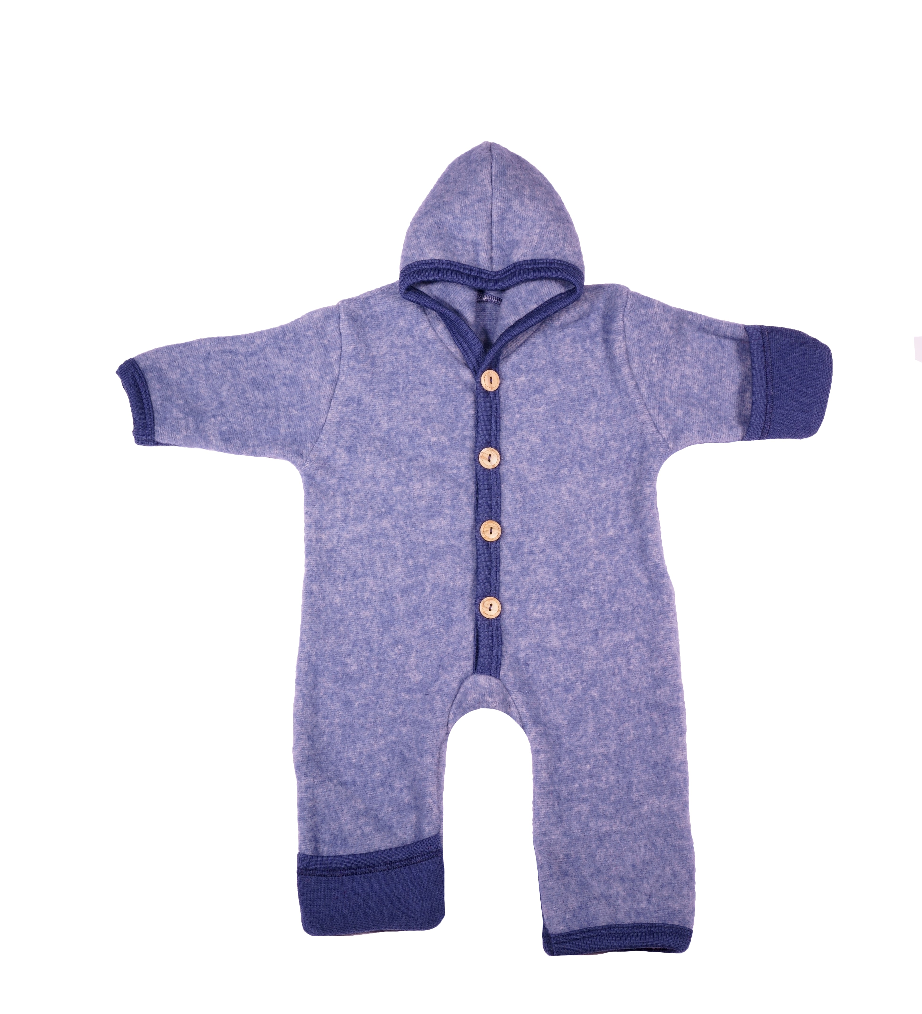 Cosilana Baby Overall Wolfleece Marineblauw Gemêleerd