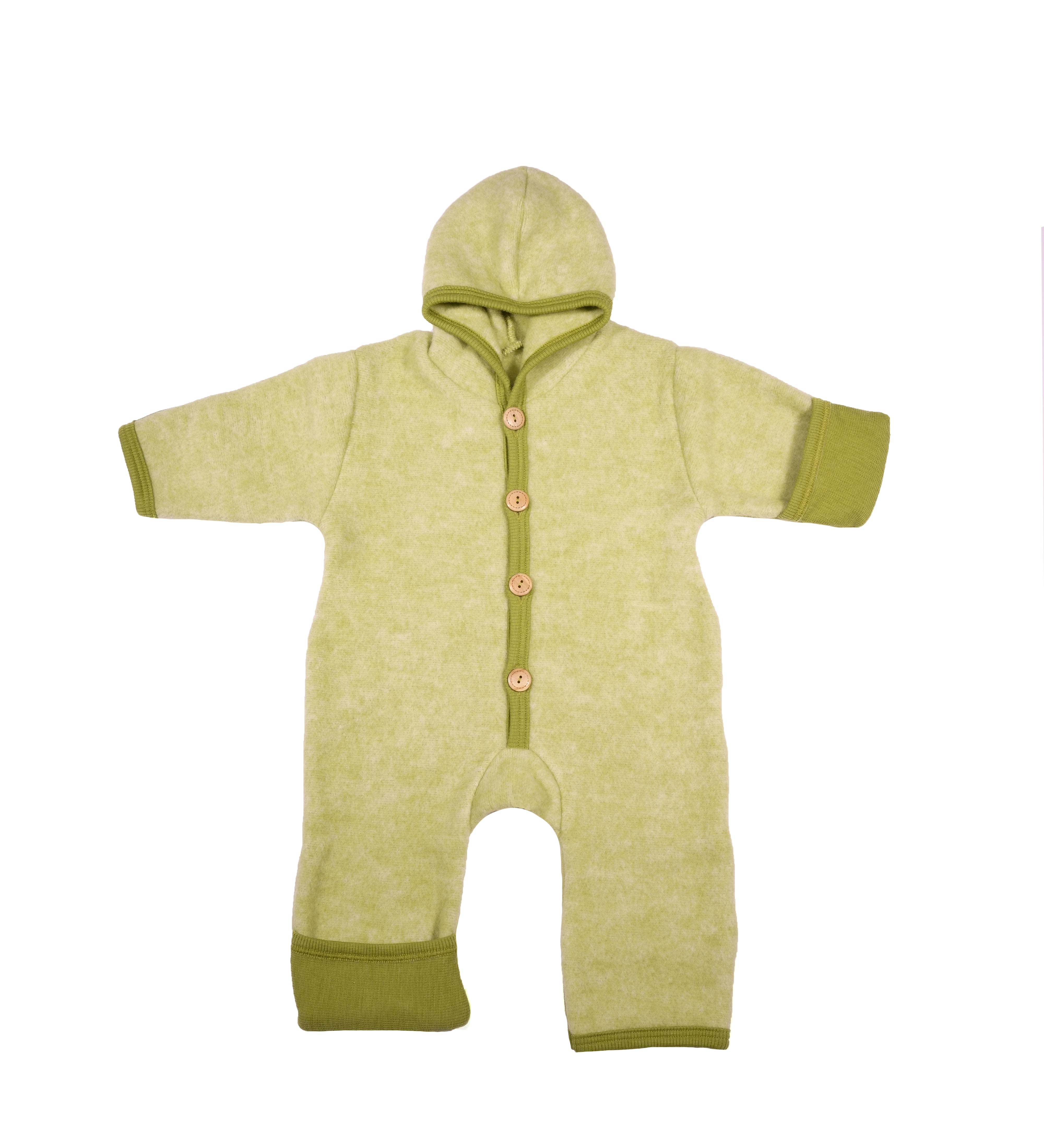 Cosilana Baby Overall Wolfleece Lindgrün Gemêleerd