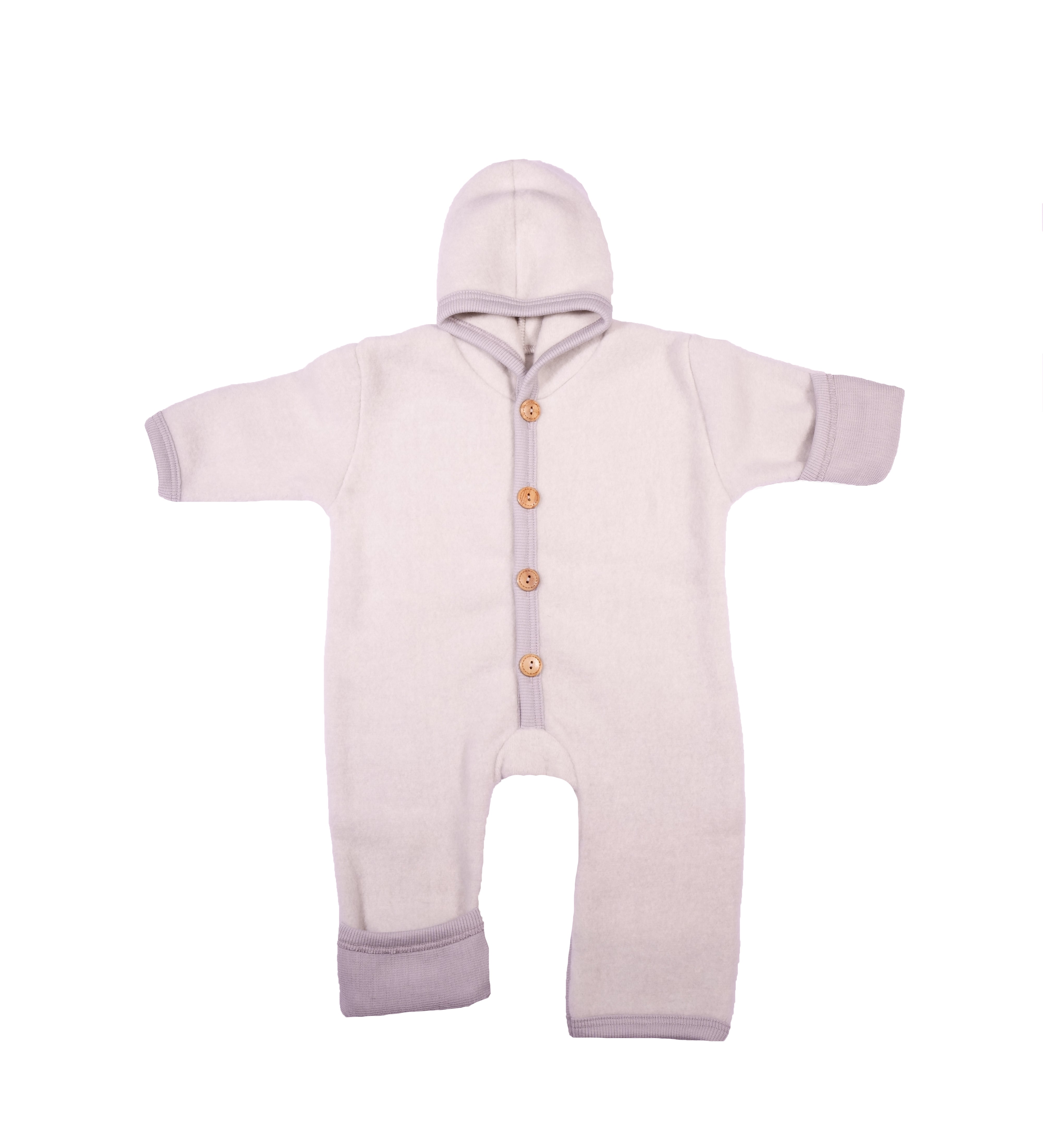 Cosilana Baby Overall Wolfleece Grijs Gemêleerd