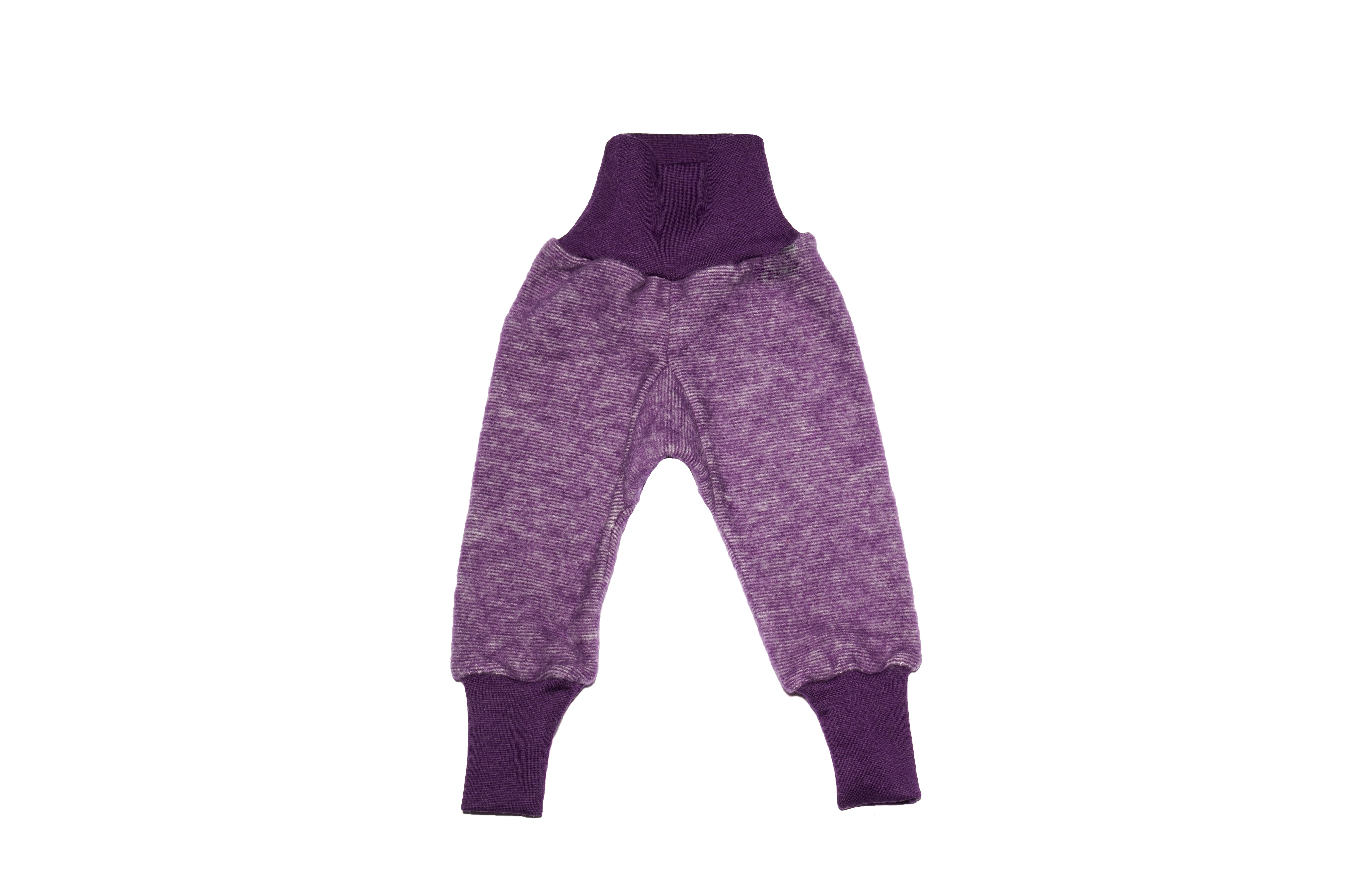 Cosilana Babybroek Wolfleece Pruim Gemêleerd
