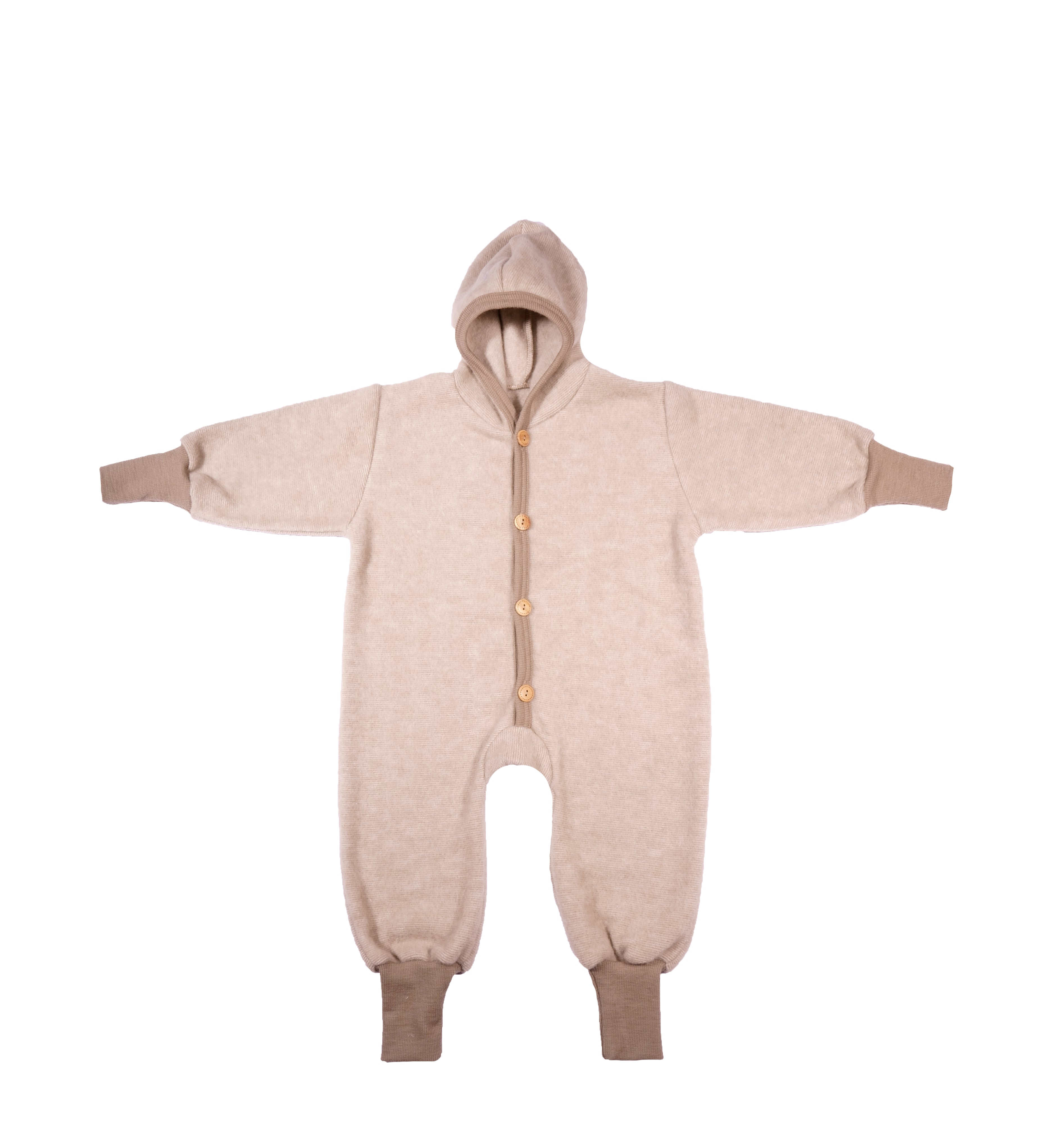 Cosilana Baby Overall Wolfleece Lattemacciato Gemêleerd