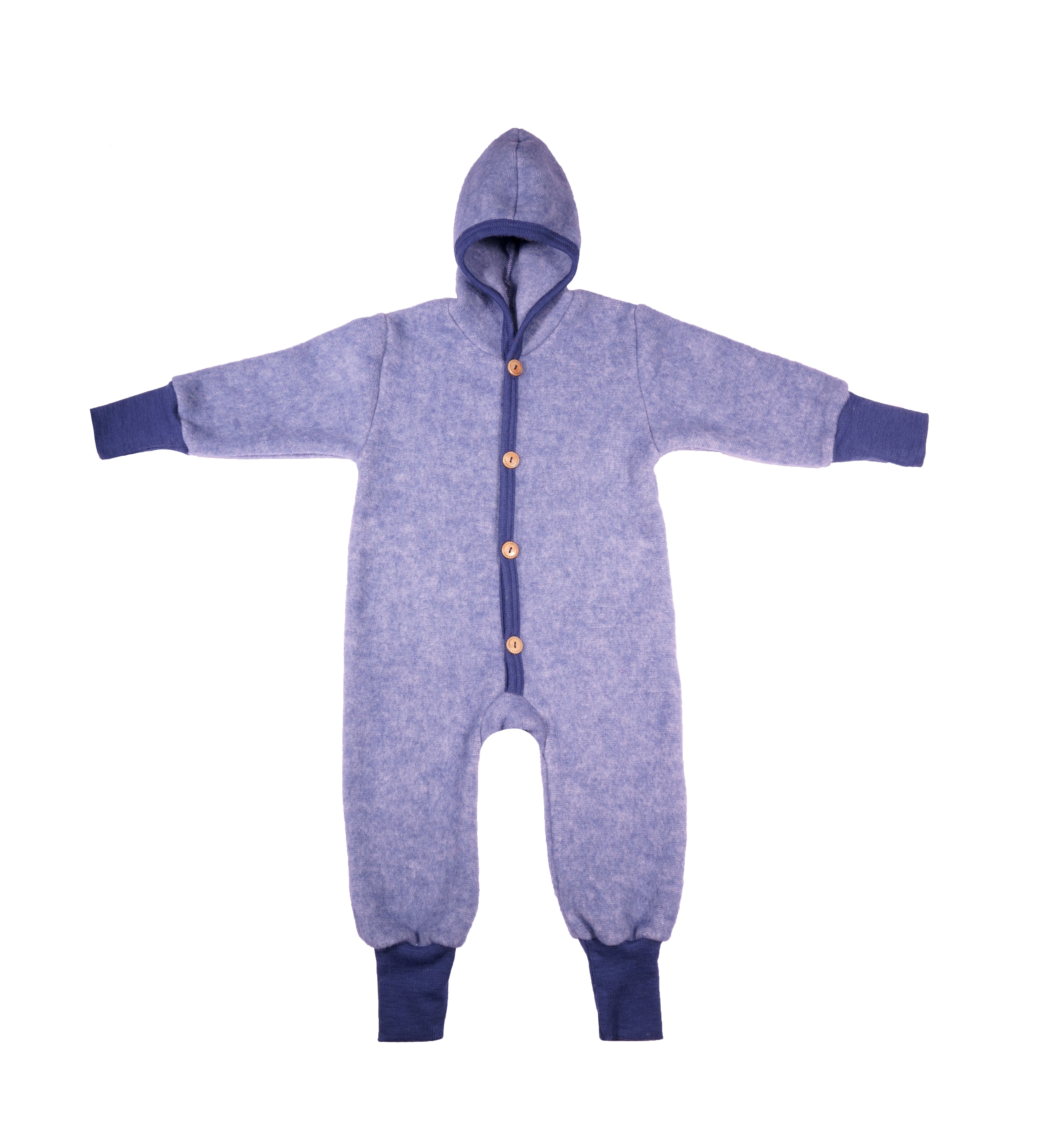 Cosilana Baby Overall Wolfleece Marineblauw Gemêleerd