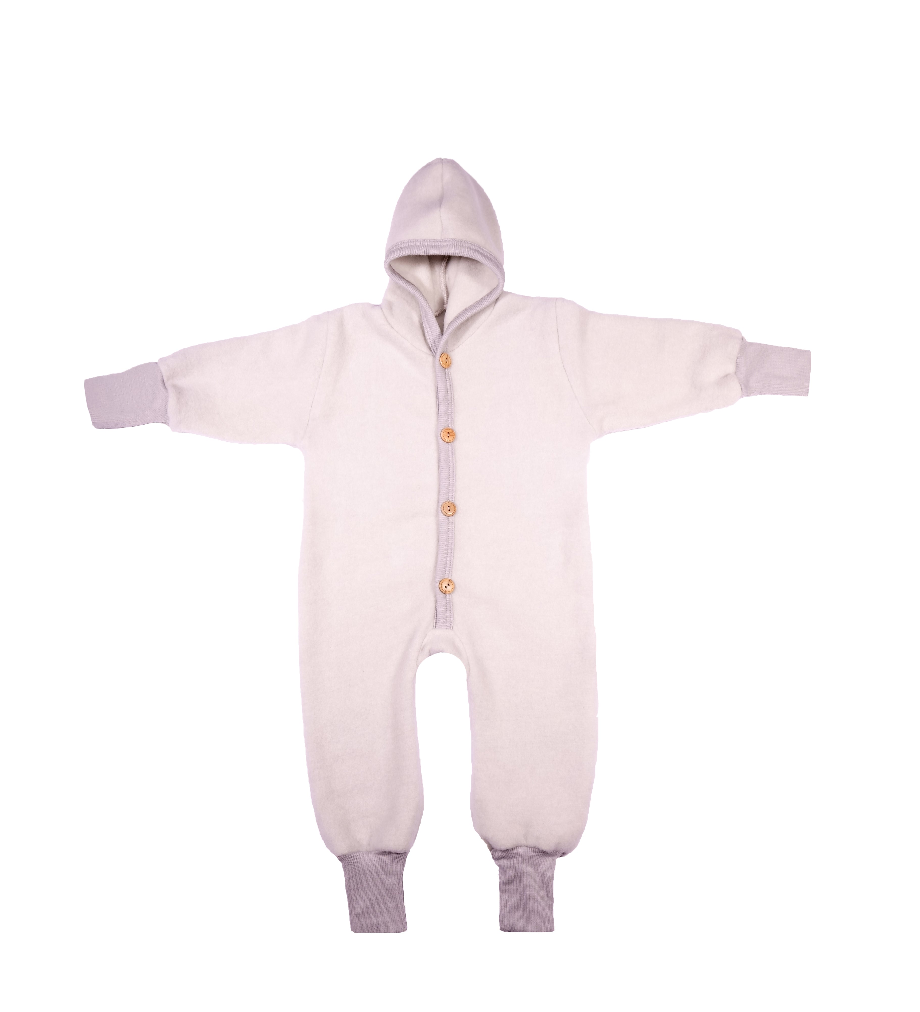 Cosilana Baby Overall Wolfleece Grijs Gemêleerd