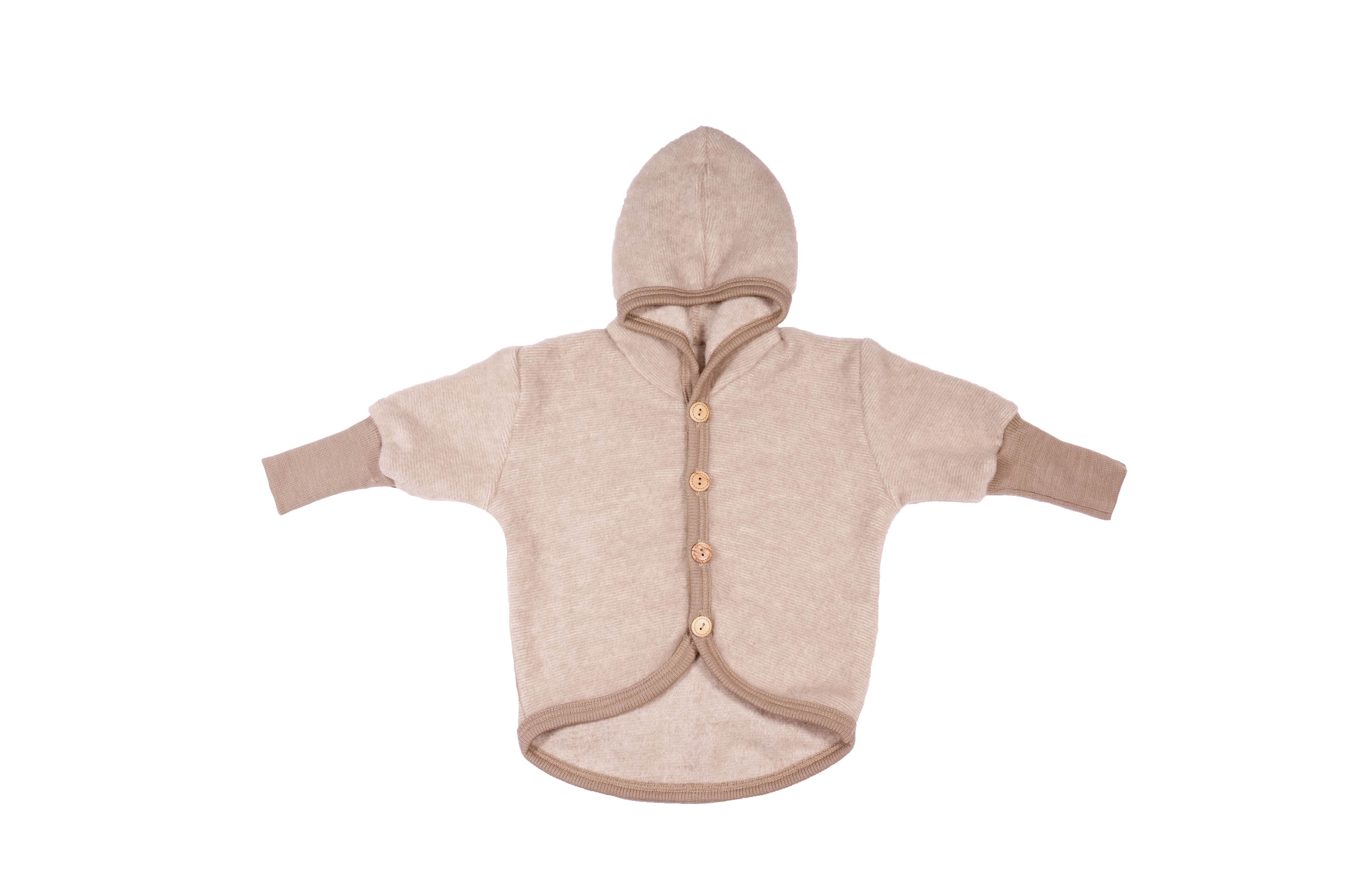Cosilana Babyjasje Wolfleece Lattemacciato Gemêleerd