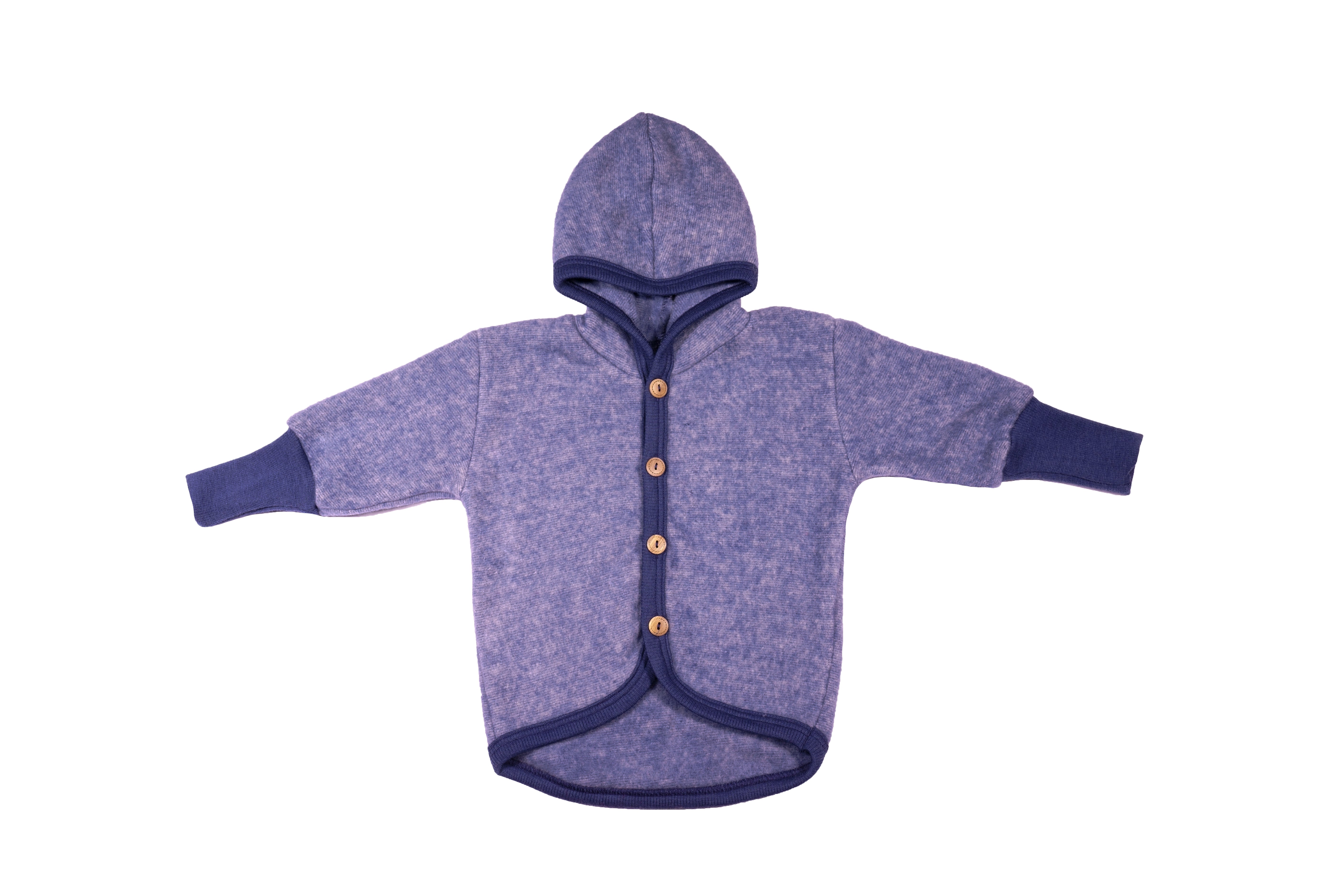 Cosilana Babyjasje Wolfleece Marineblauw Gemêleerd