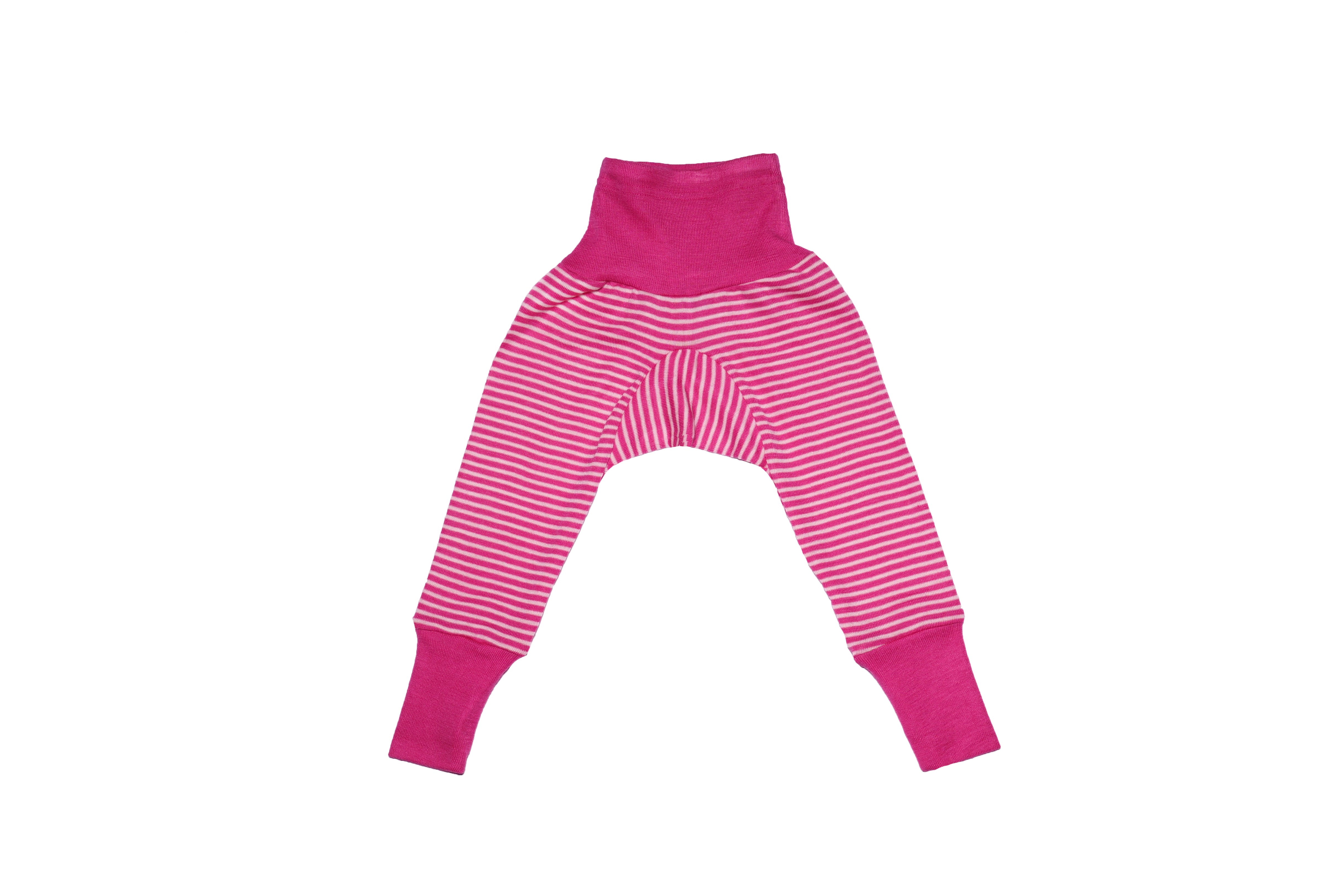 Cosilana Babybroek Wol/Zijde Roze Gestreept