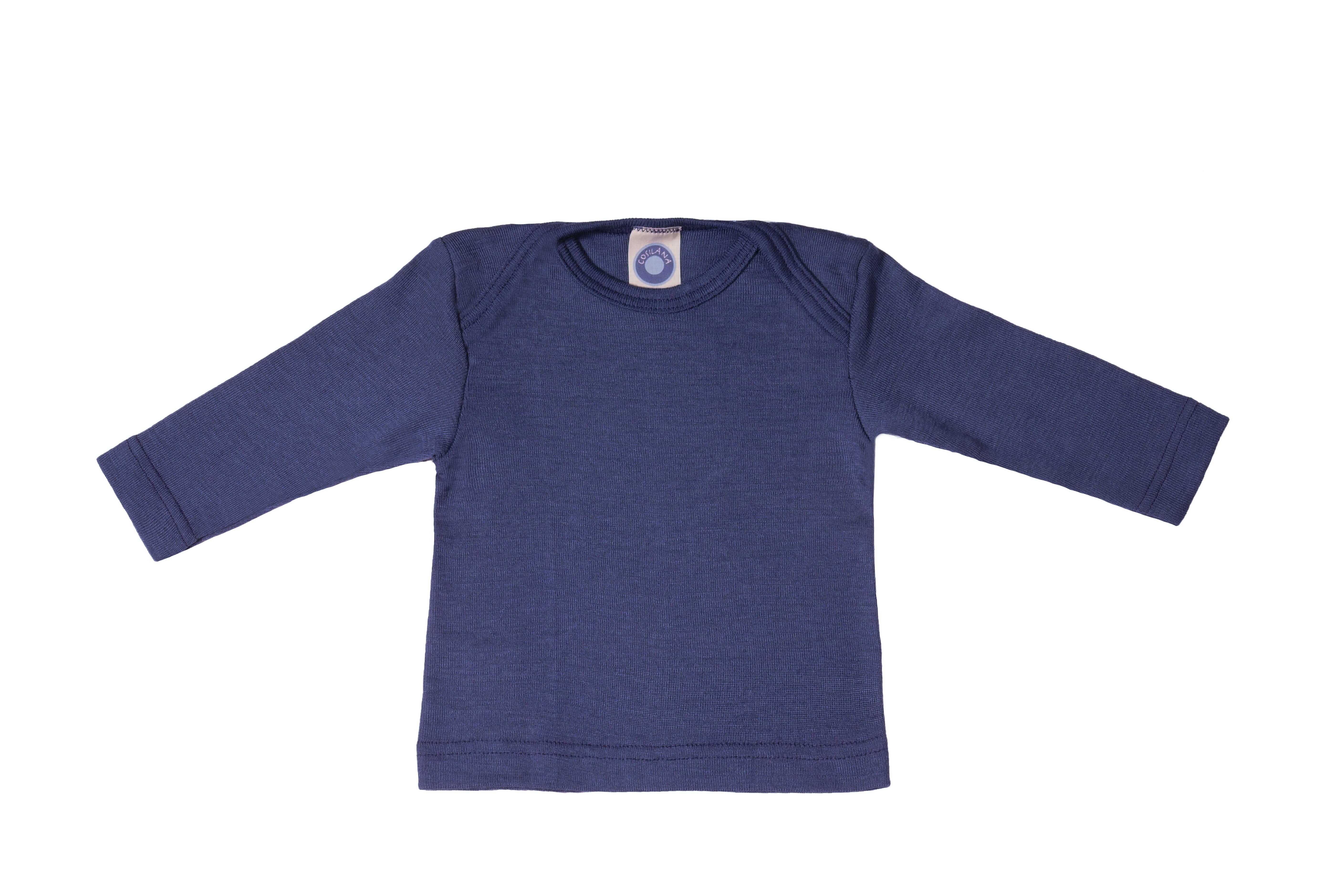 Cosilana Hemdje Wol/Zijde Marineblauw
