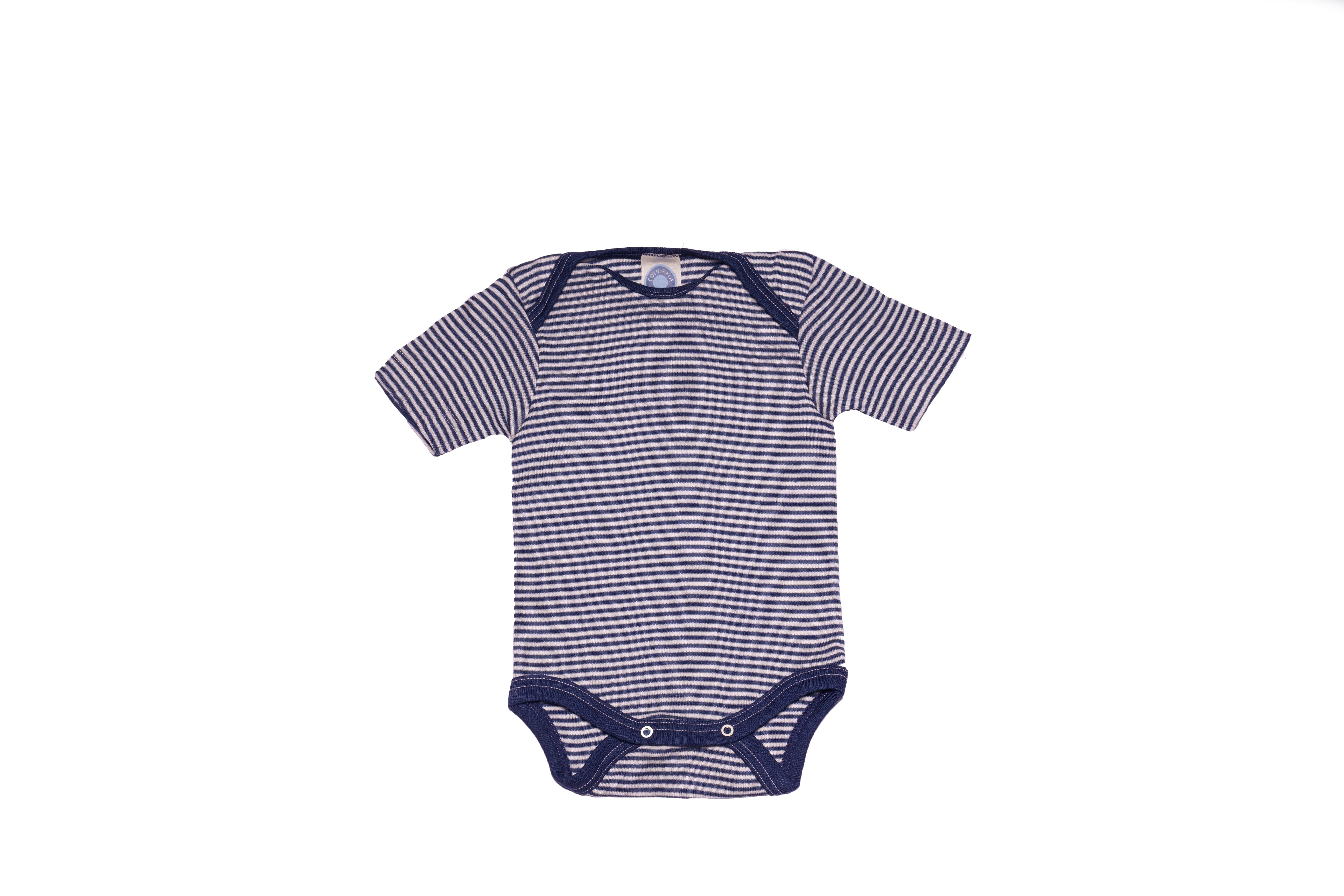 Cosilana Romper Wol/Zijde Marineblauw Gestreept
