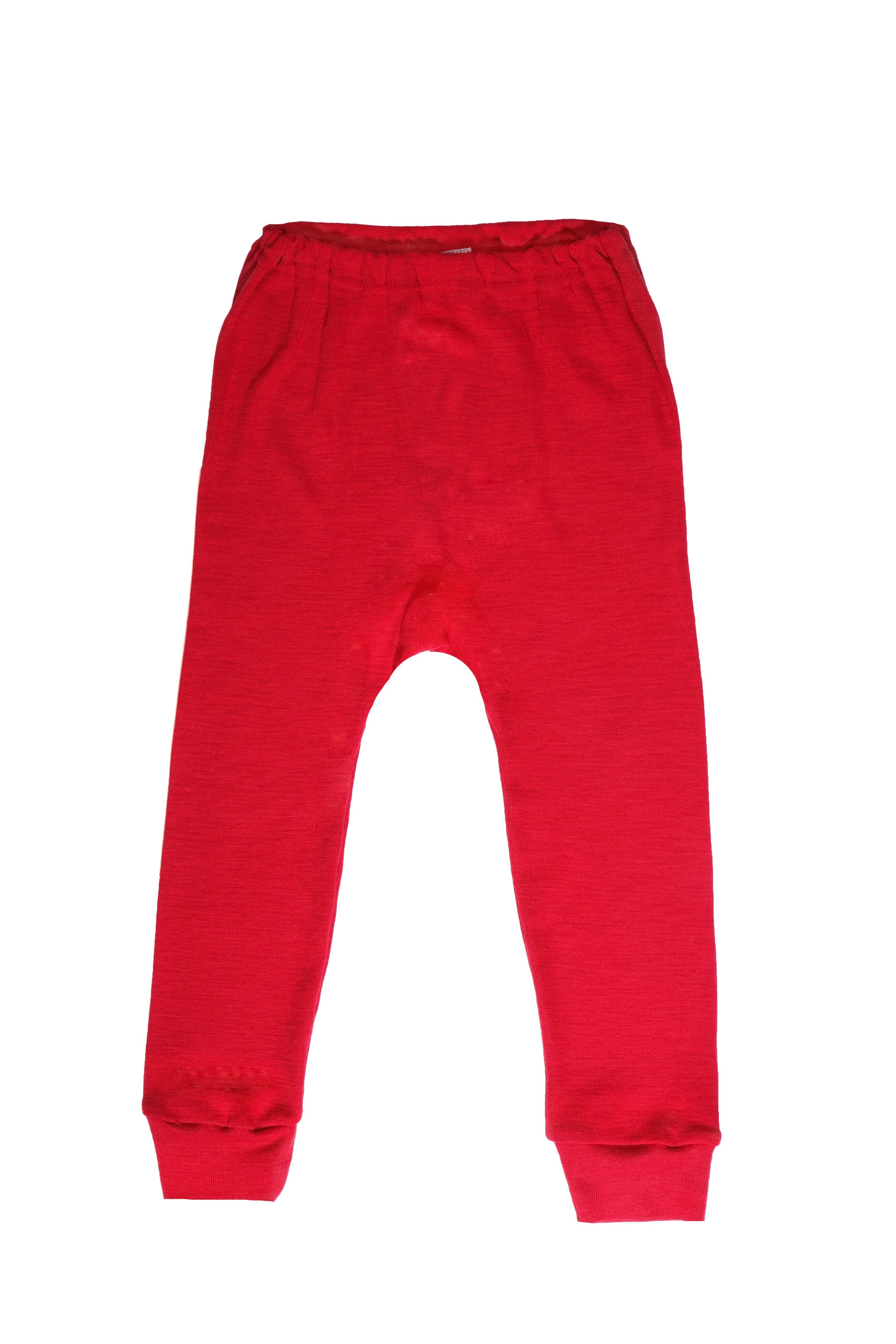 Cosilana Kinderonderbroek Lang Wol/Zijde Rood