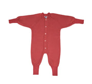 Cosilana Baby Overall zonder Voetjes Wol Rood Gemêleerd